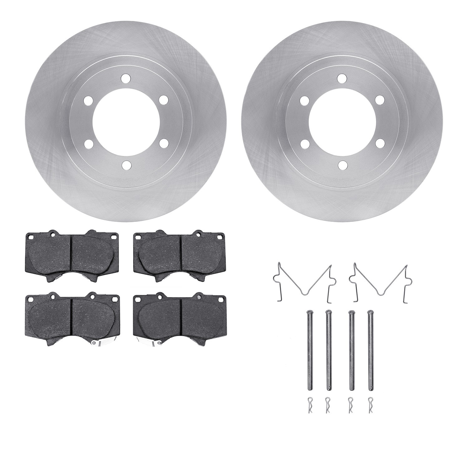 DFC Brake Rotor- HD Brake Pad - Hardware
