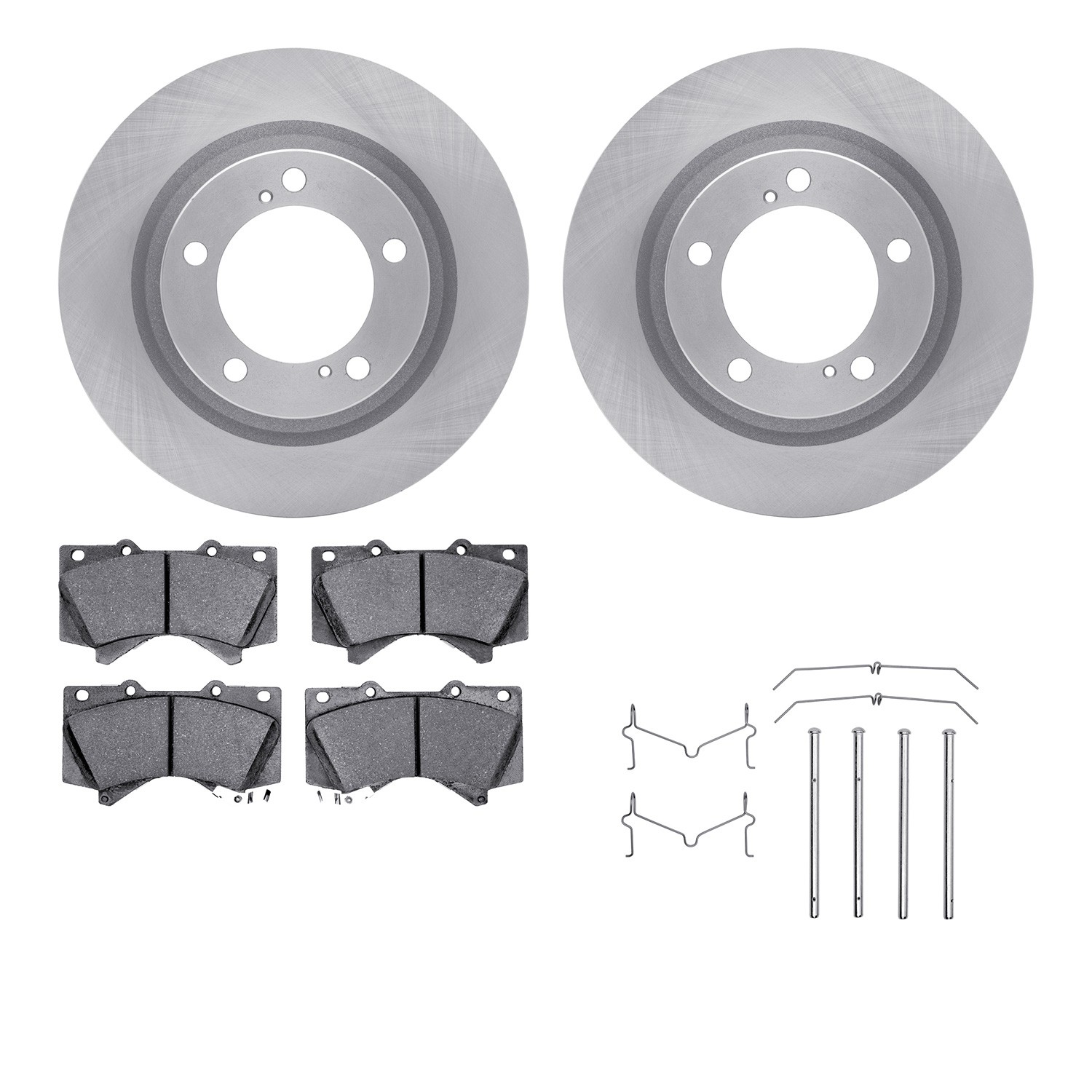 DFC Brake Rotor- HD Brake Pad - Hardware