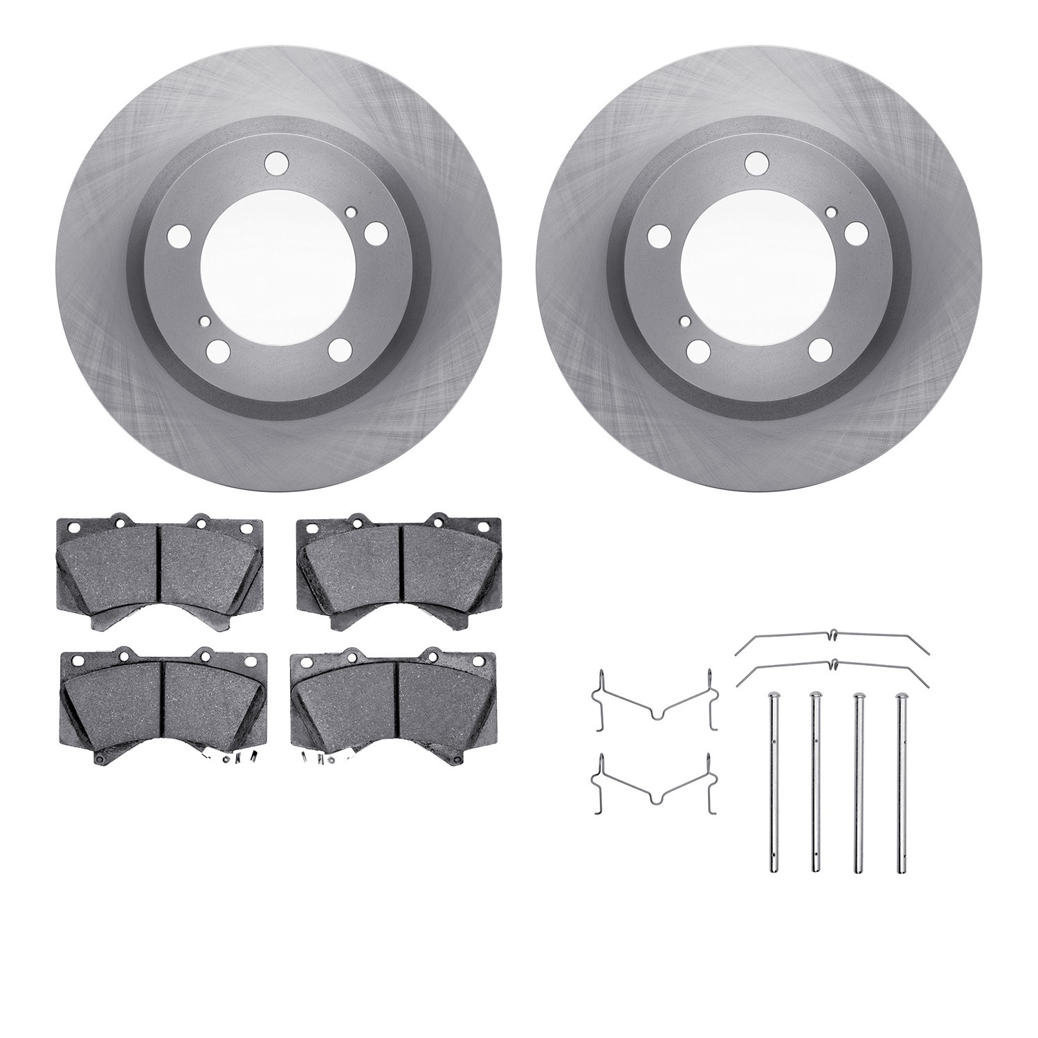 DFC Brake Rotor- HD Brake Pad - Hardware