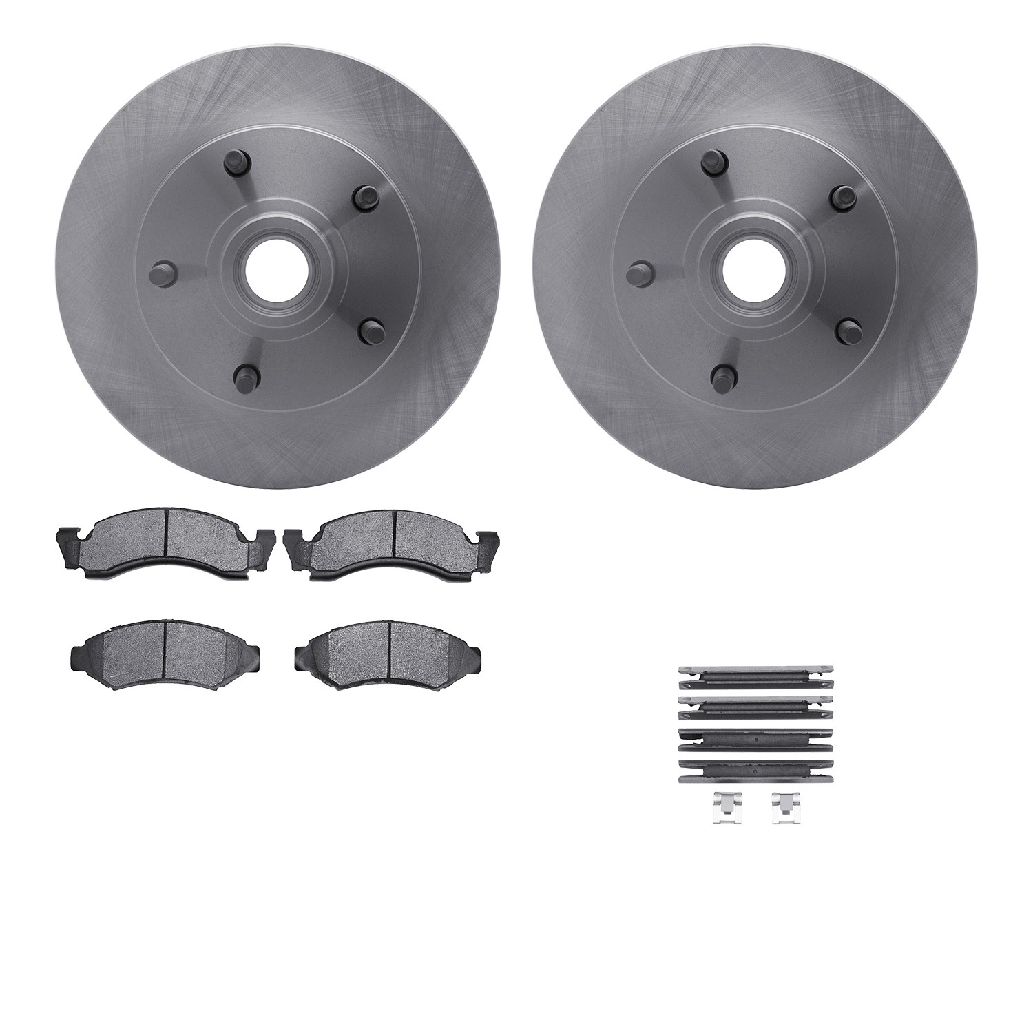 DFC Brake Rotor- HD Brake Pad - Hardware