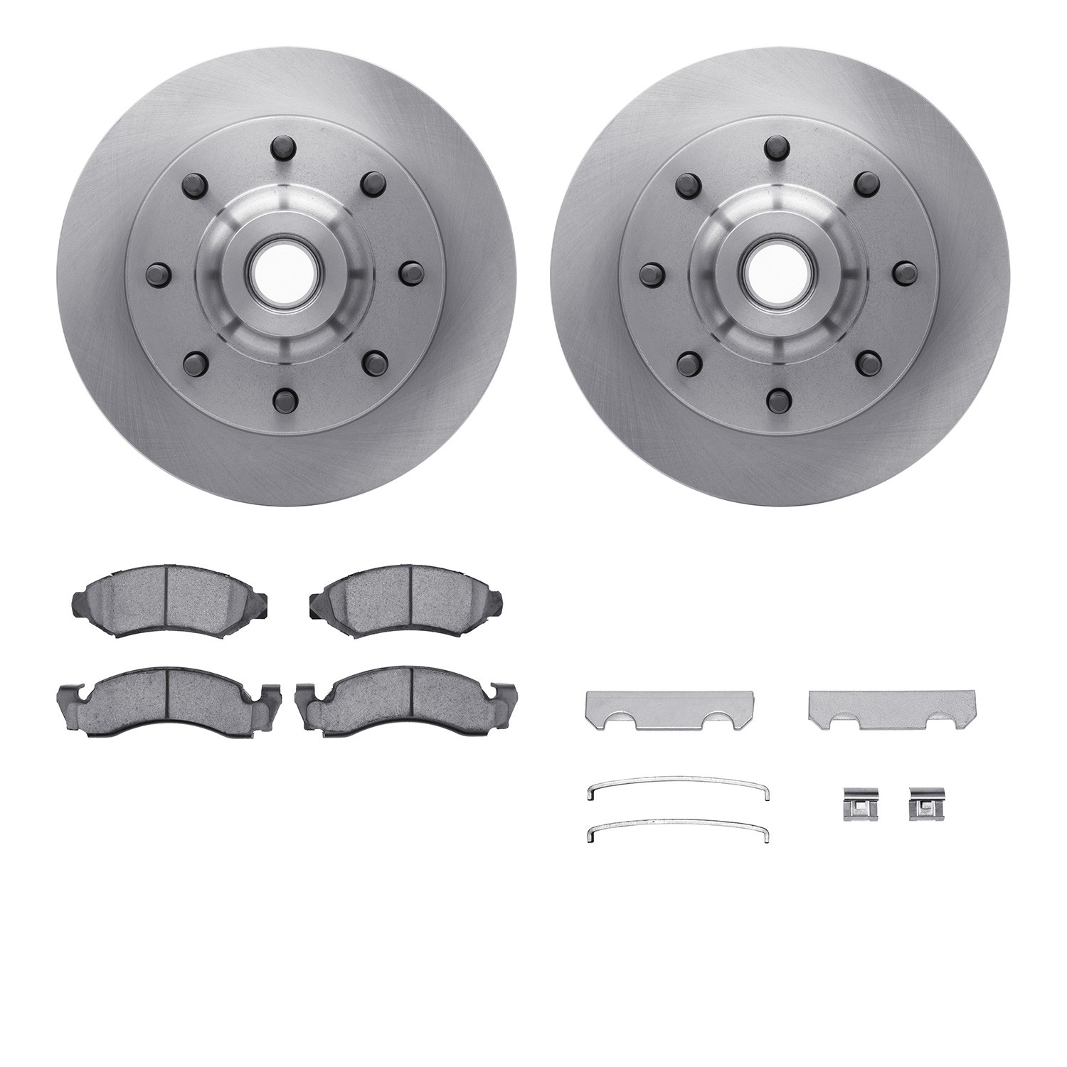 DFC Brake Rotor- HD Brake Pad - Hardware