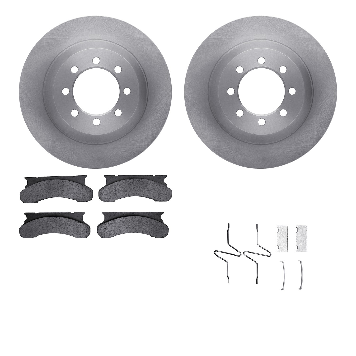 DFC Brake Rotor- HD Brake Pad - Hardware