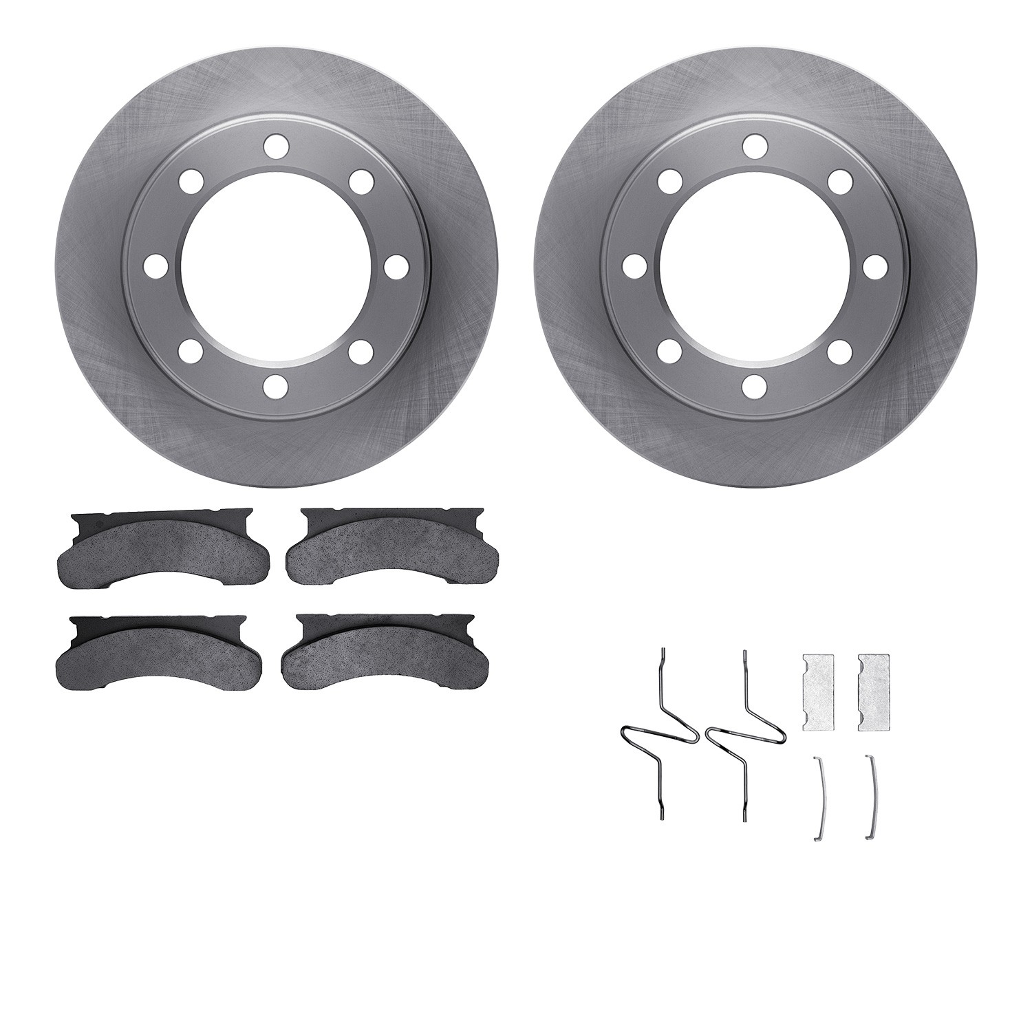DFC Brake Rotor- HD Brake Pad - Hardware