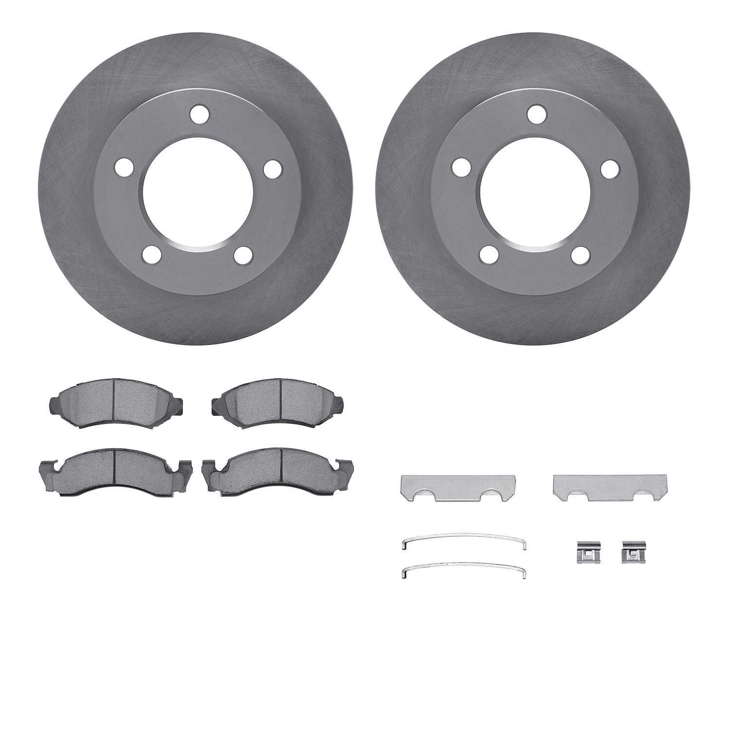 DFC Brake Rotor- HD Brake Pad - Hardware
