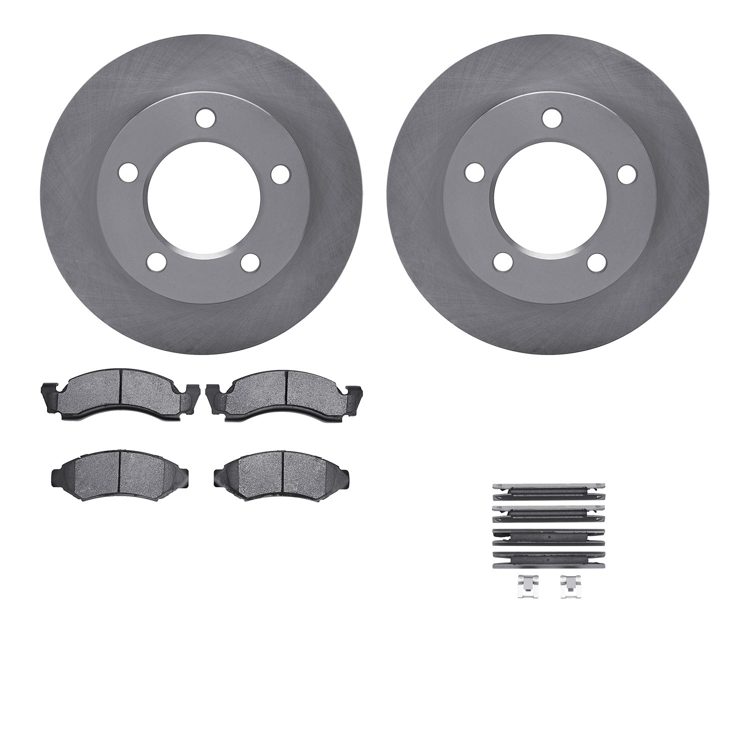 DFC Brake Rotor- HD Brake Pad - Hardware