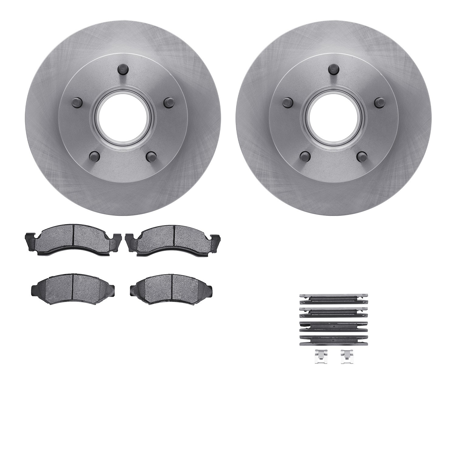 DFC Brake Rotor- HD Brake Pad - Hardware