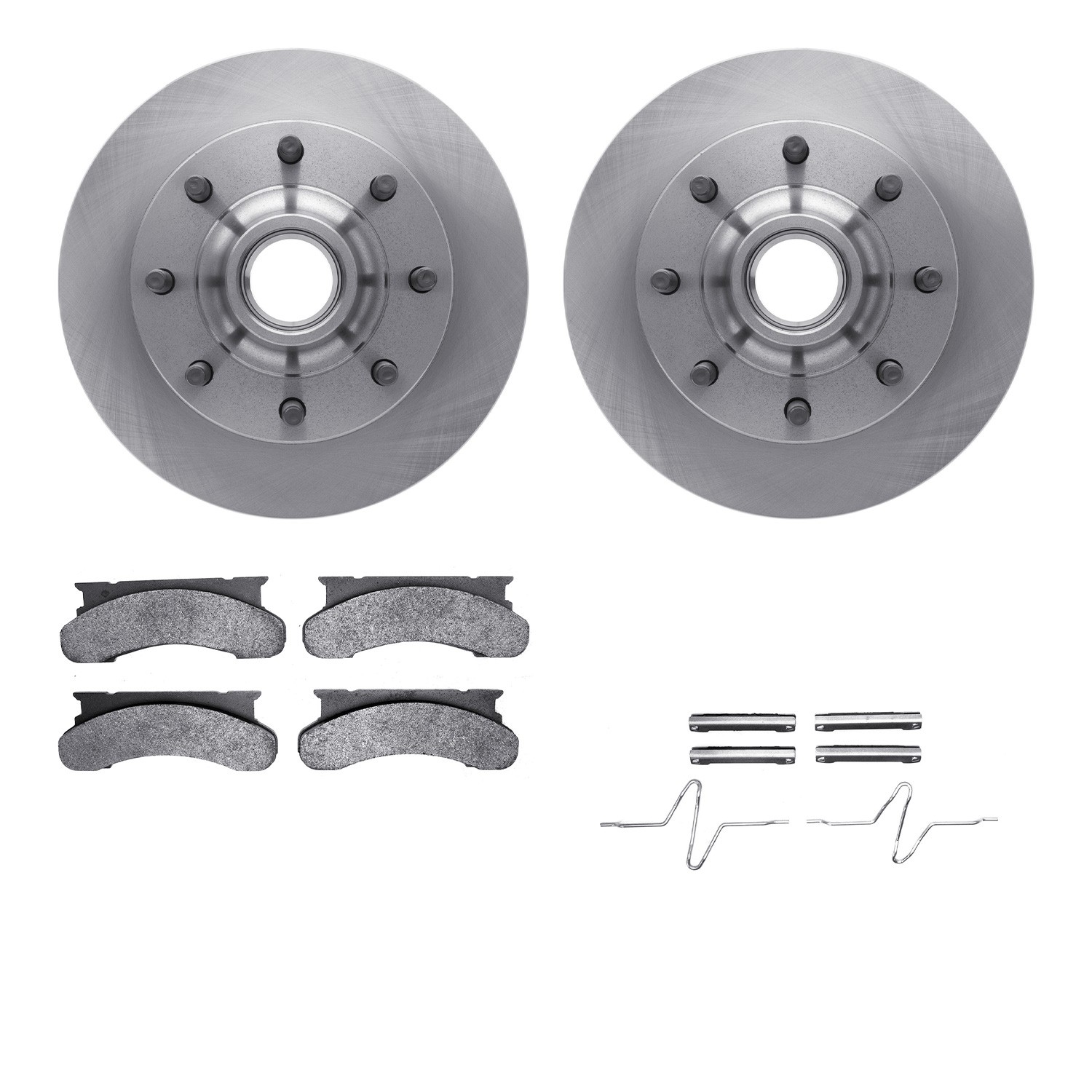 DFC Brake Rotor- HD Brake Pad - Hardware