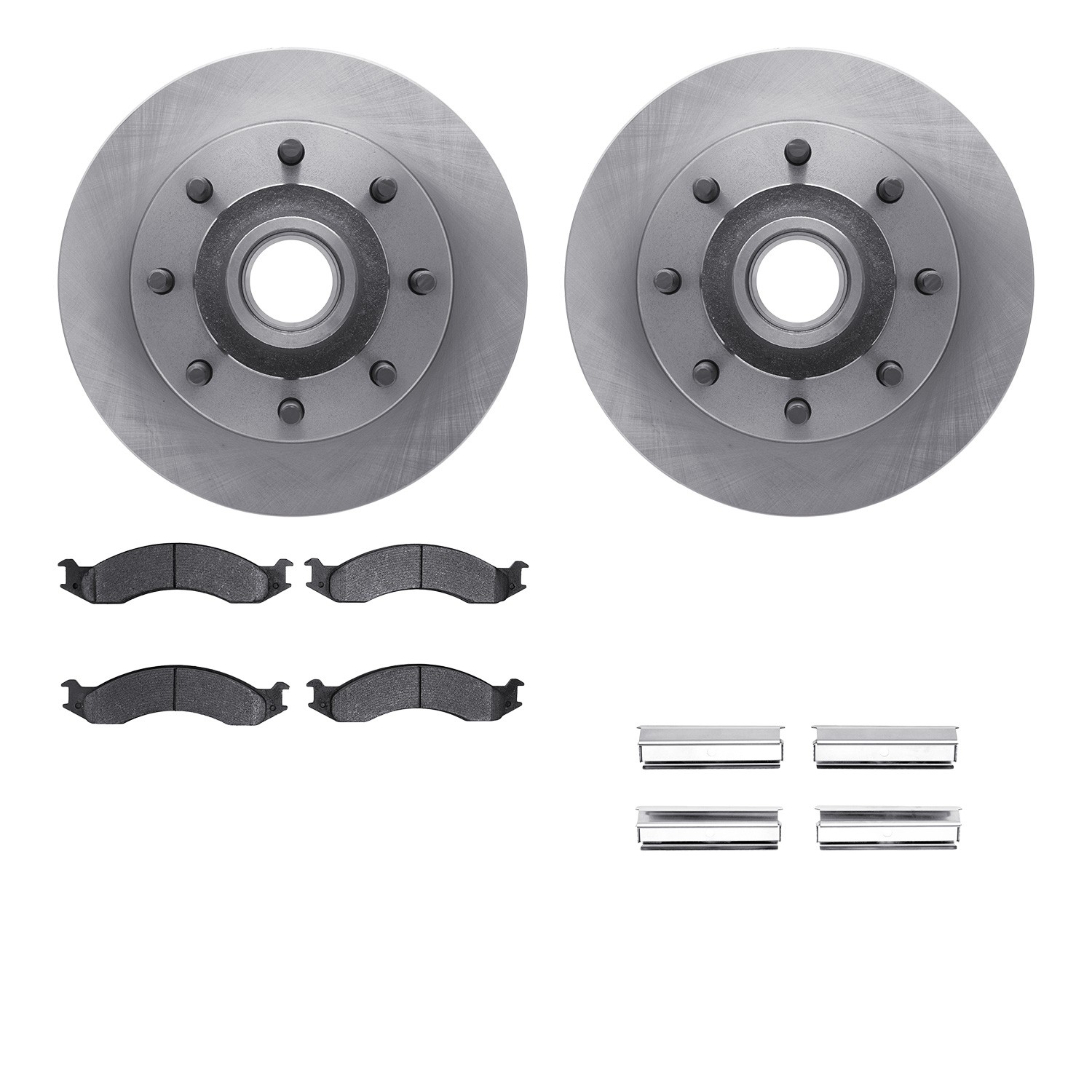 DFC Brake Rotor- HD Brake Pad - Hardware