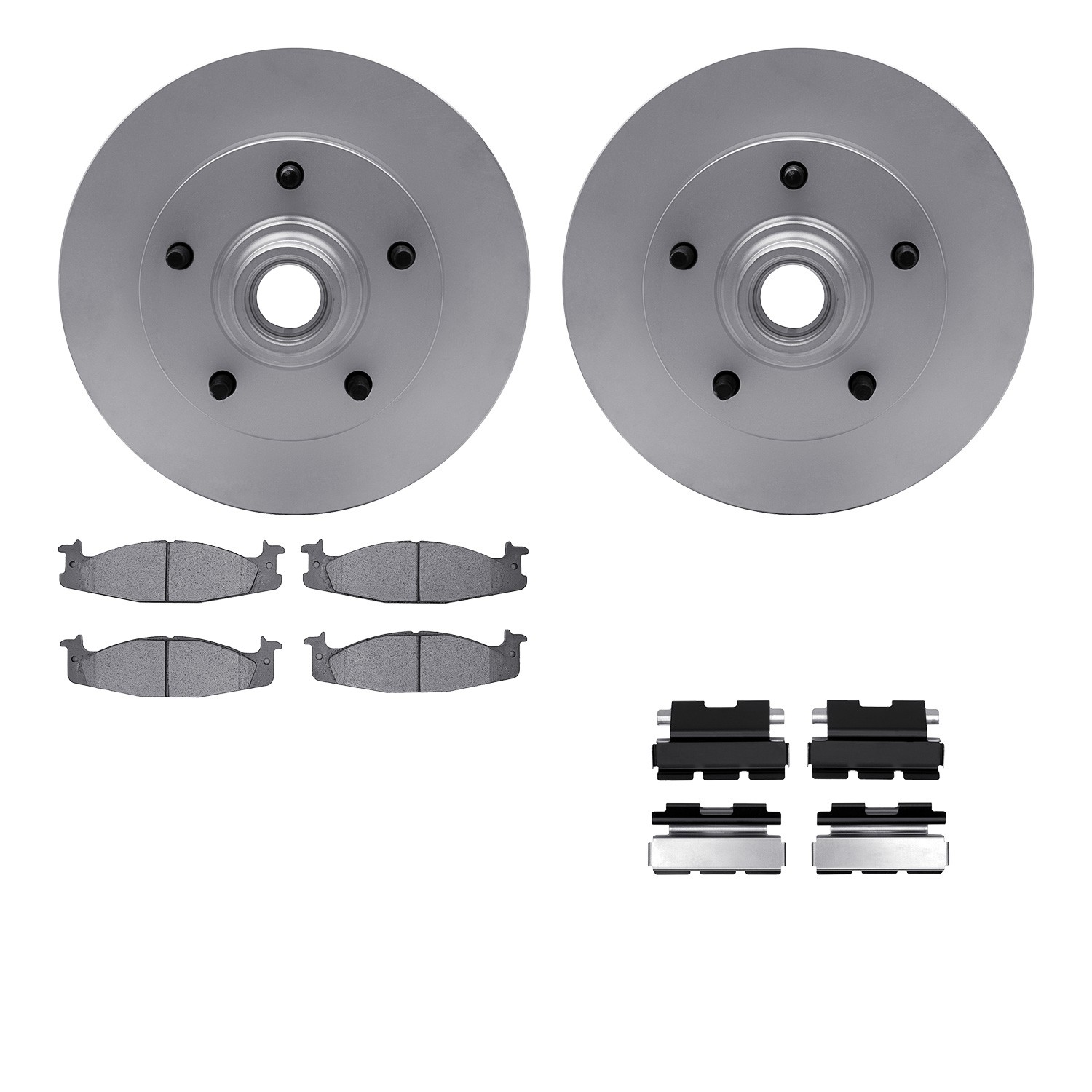 DFC Brake Rotor- HD Brake Pad - Hardware