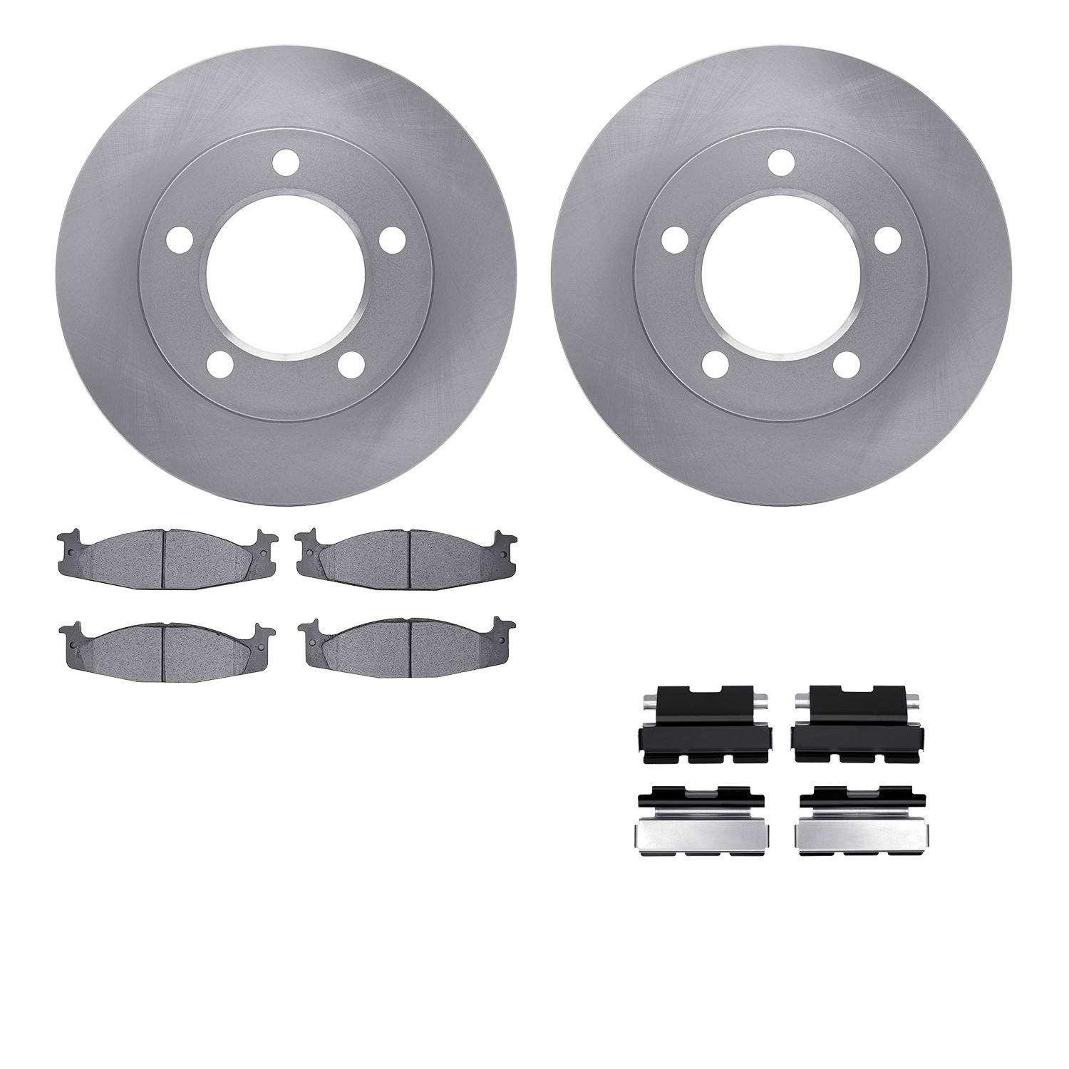 DFC Brake Rotor- HD Brake Pad - Hardware