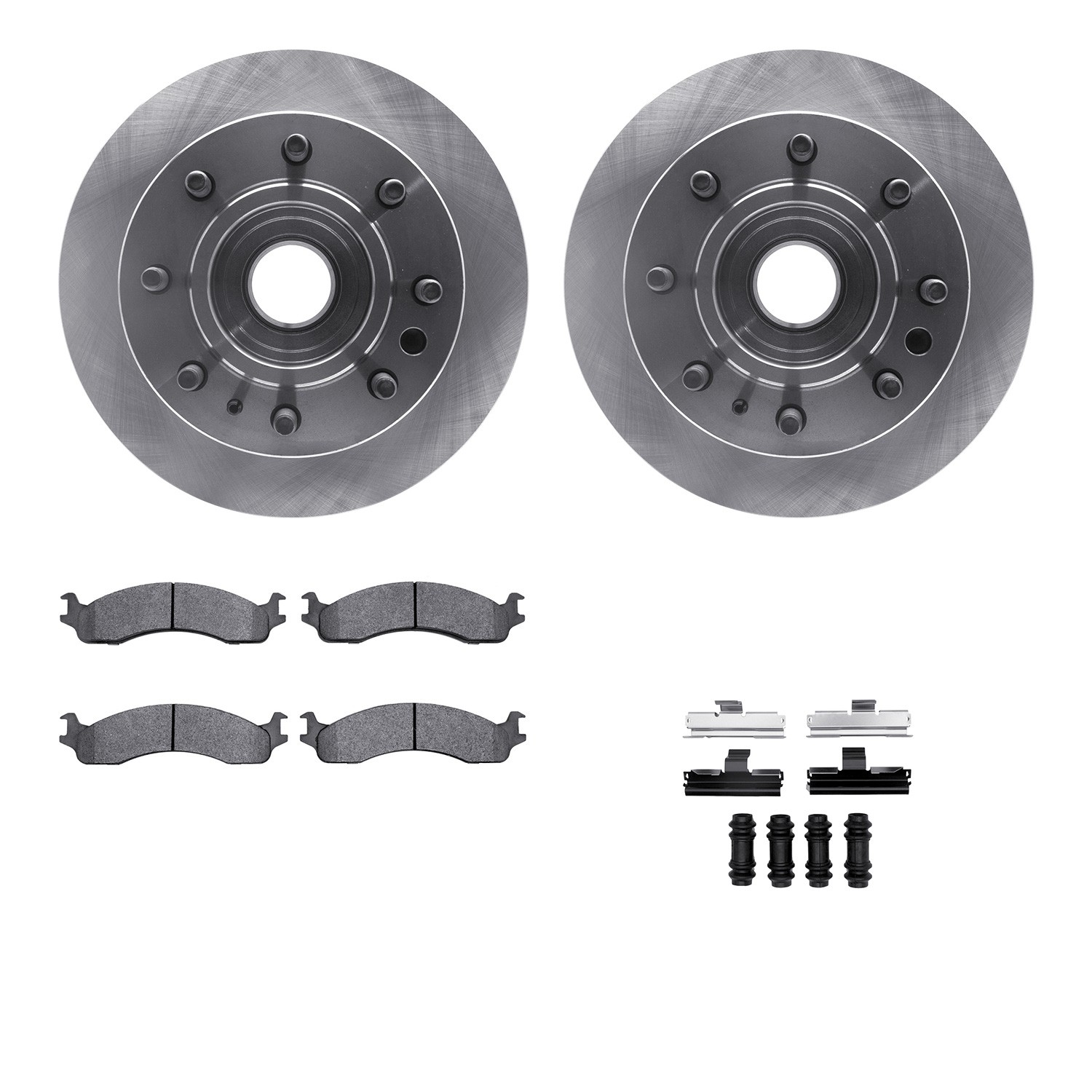 DFC Brake Rotor- HD Brake Pad - Hardware