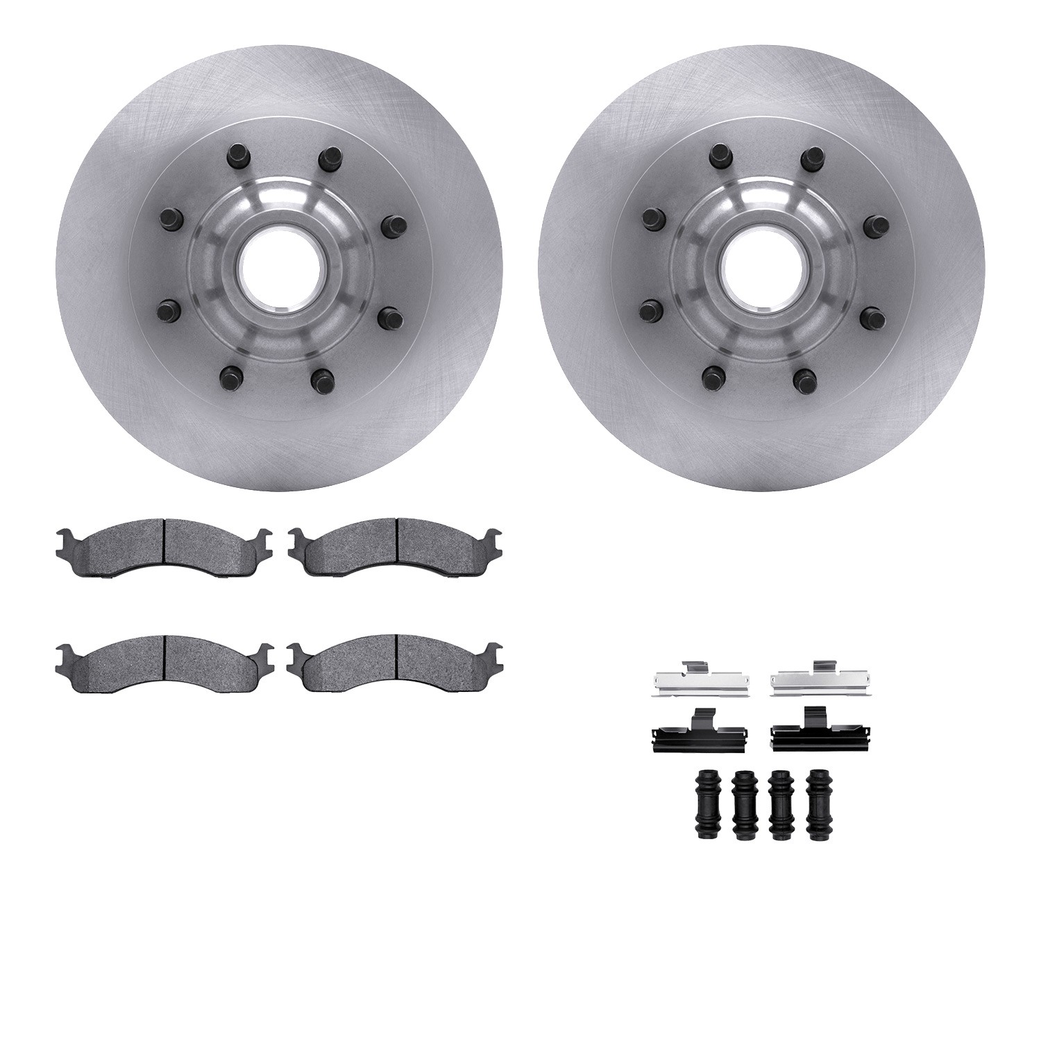 DFC Brake Rotor- HD Brake Pad - Hardware
