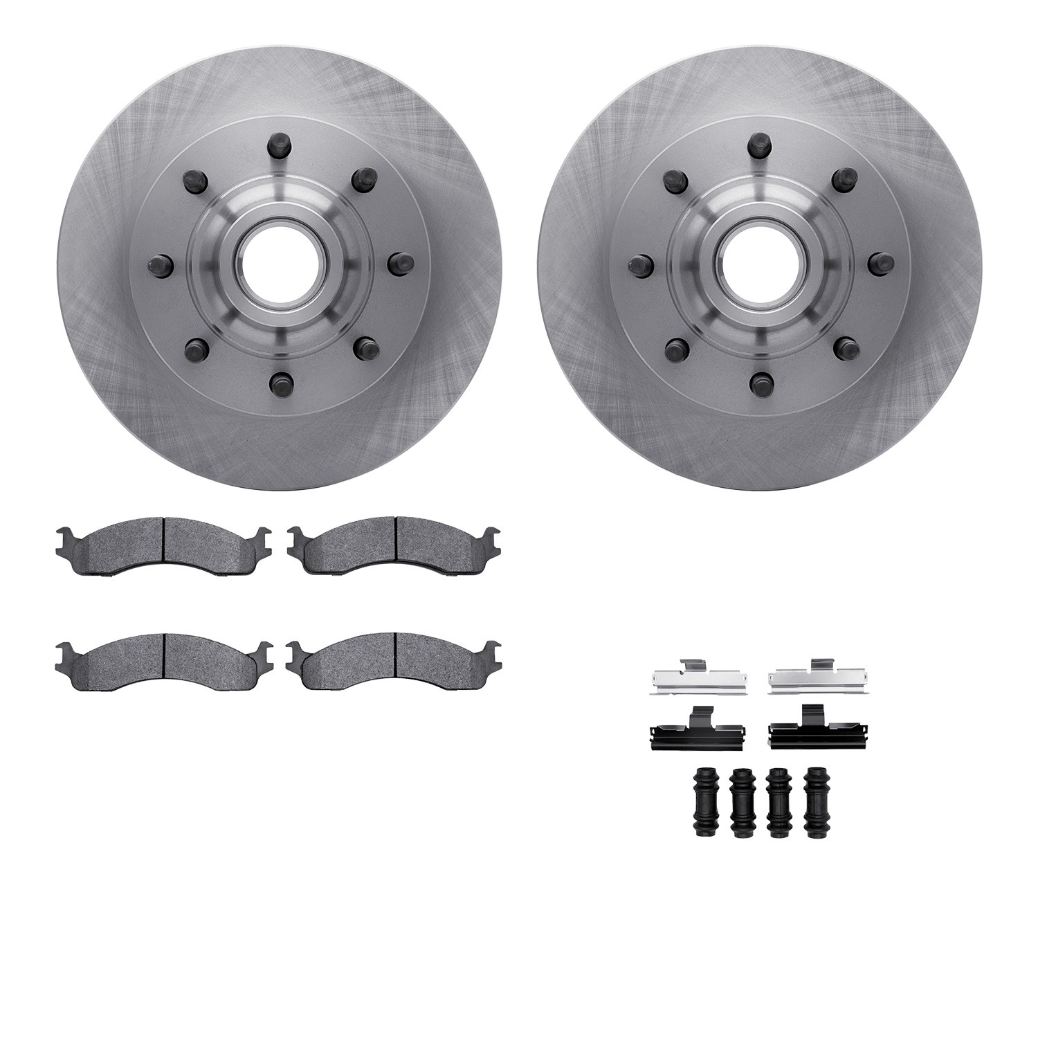 DFC Brake Rotor- HD Brake Pad - Hardware