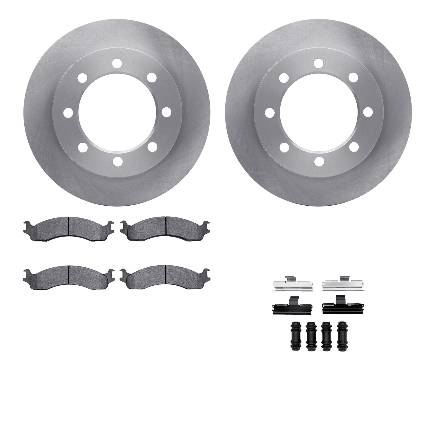 DFC Brake Rotor- HD Brake Pad - Hardware