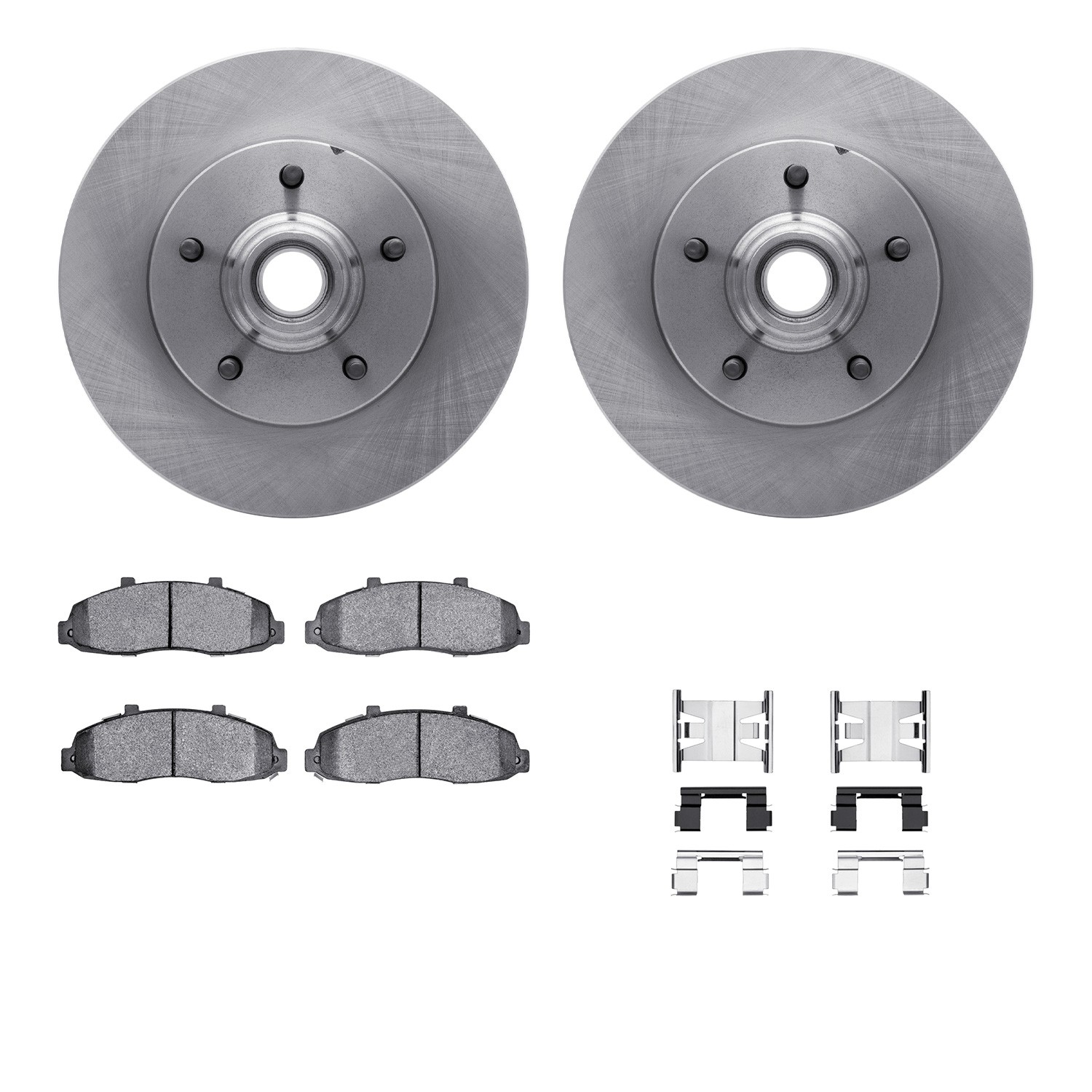 DFC Brake Rotor- HD Brake Pad - Hardware