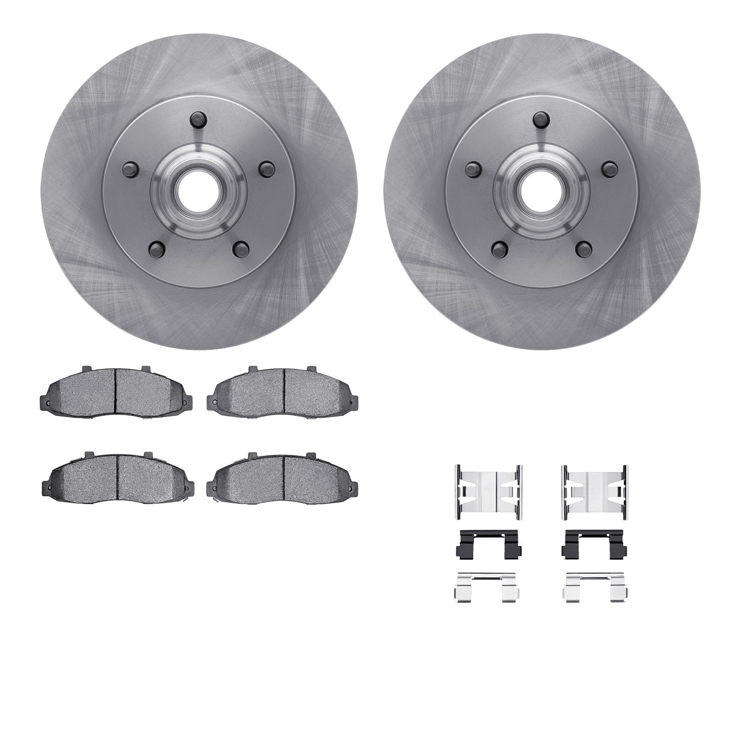 DFC Brake Rotor- HD Brake Pad - Hardware