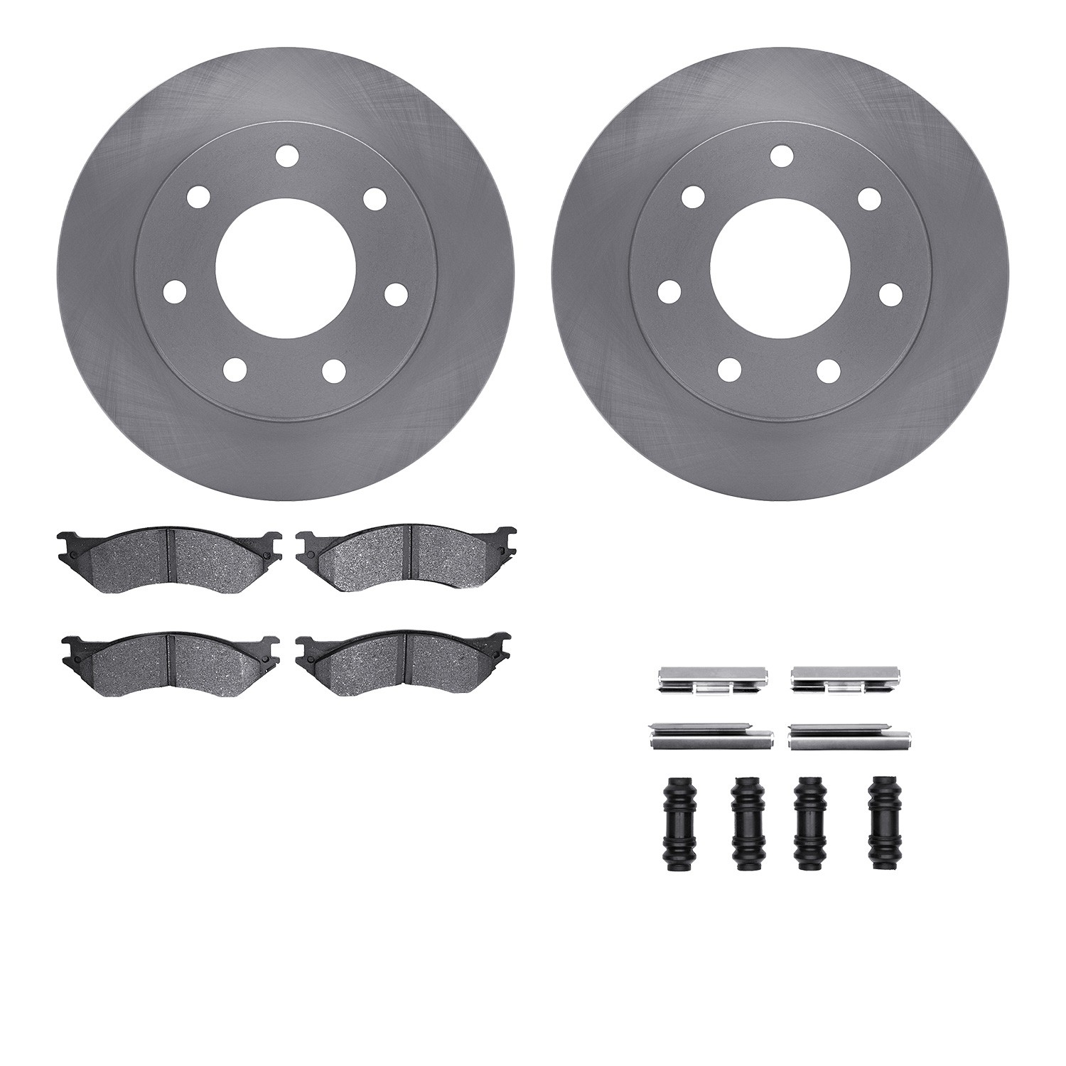 DFC Brake Rotor- HD Brake Pad - Hardware