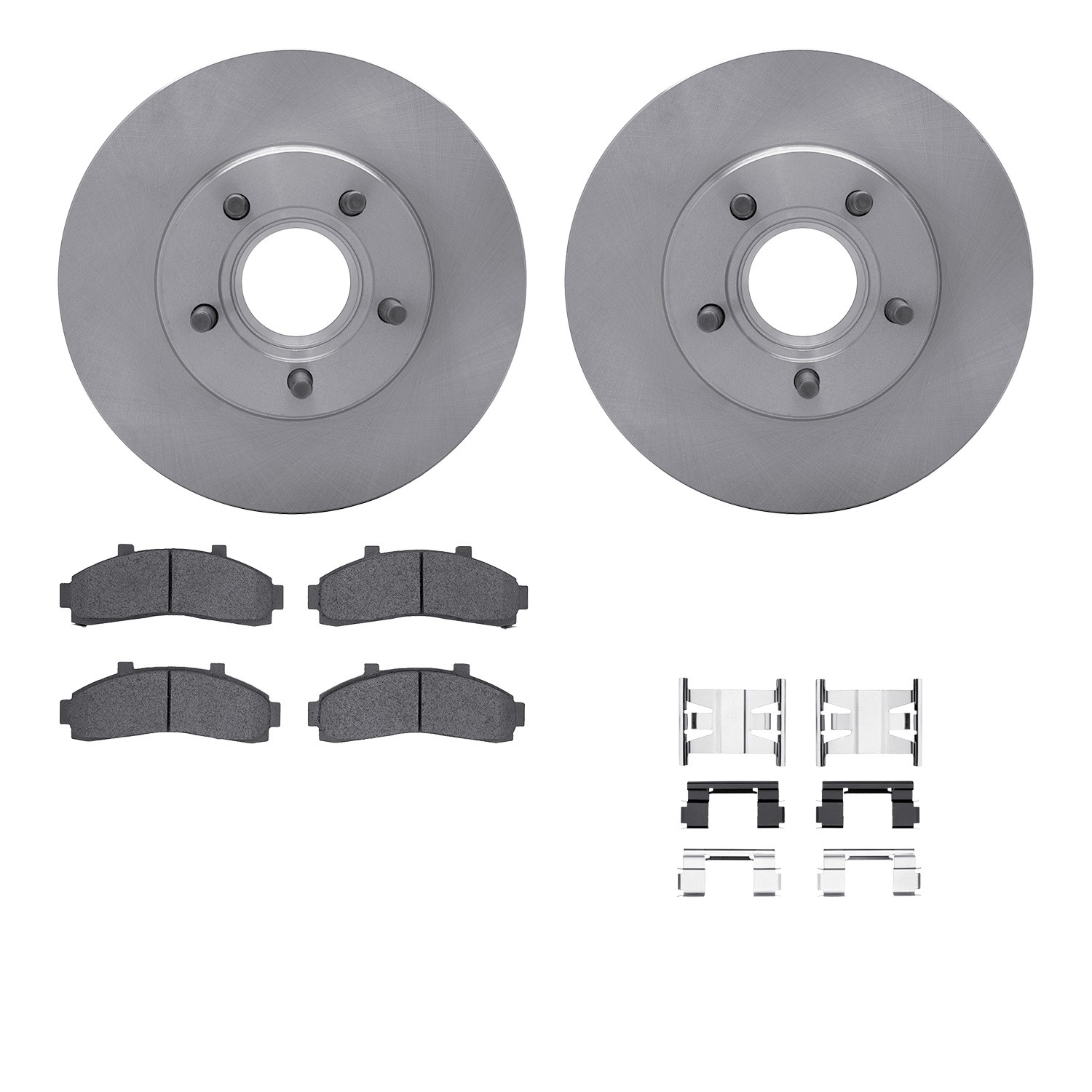 DFC Brake Rotor- HD Brake Pad - Hardware