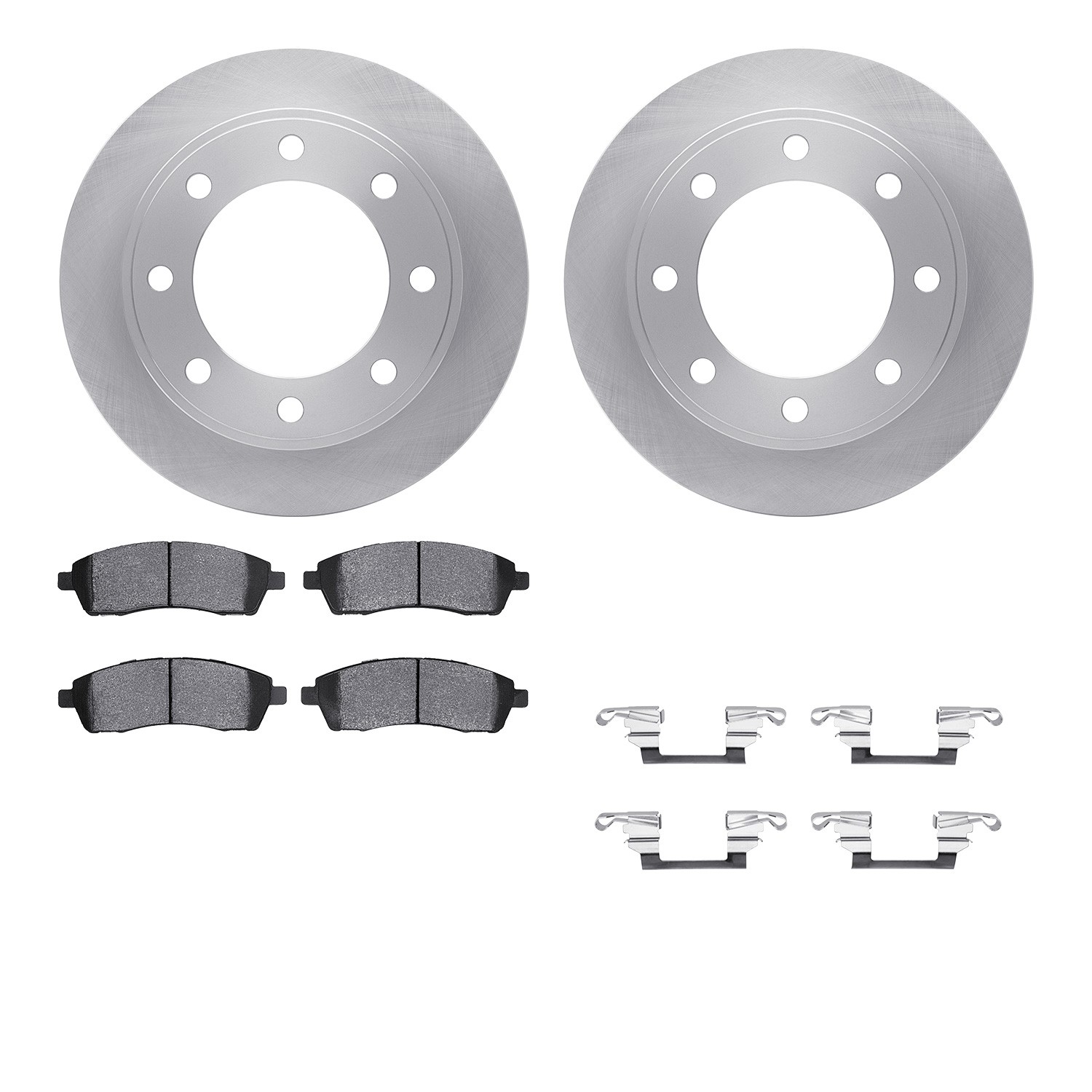 DFC Brake Rotor- HD Brake Pad - Hardware