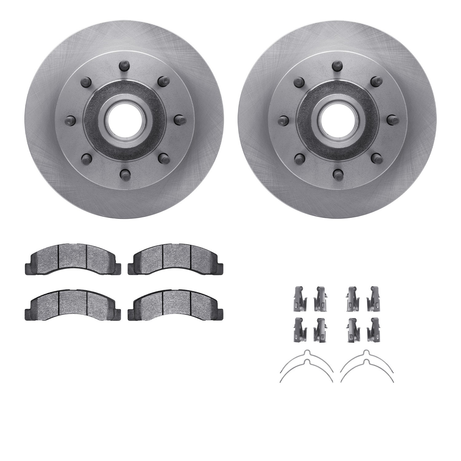 DFC Brake Rotor- HD Brake Pad - Hardware