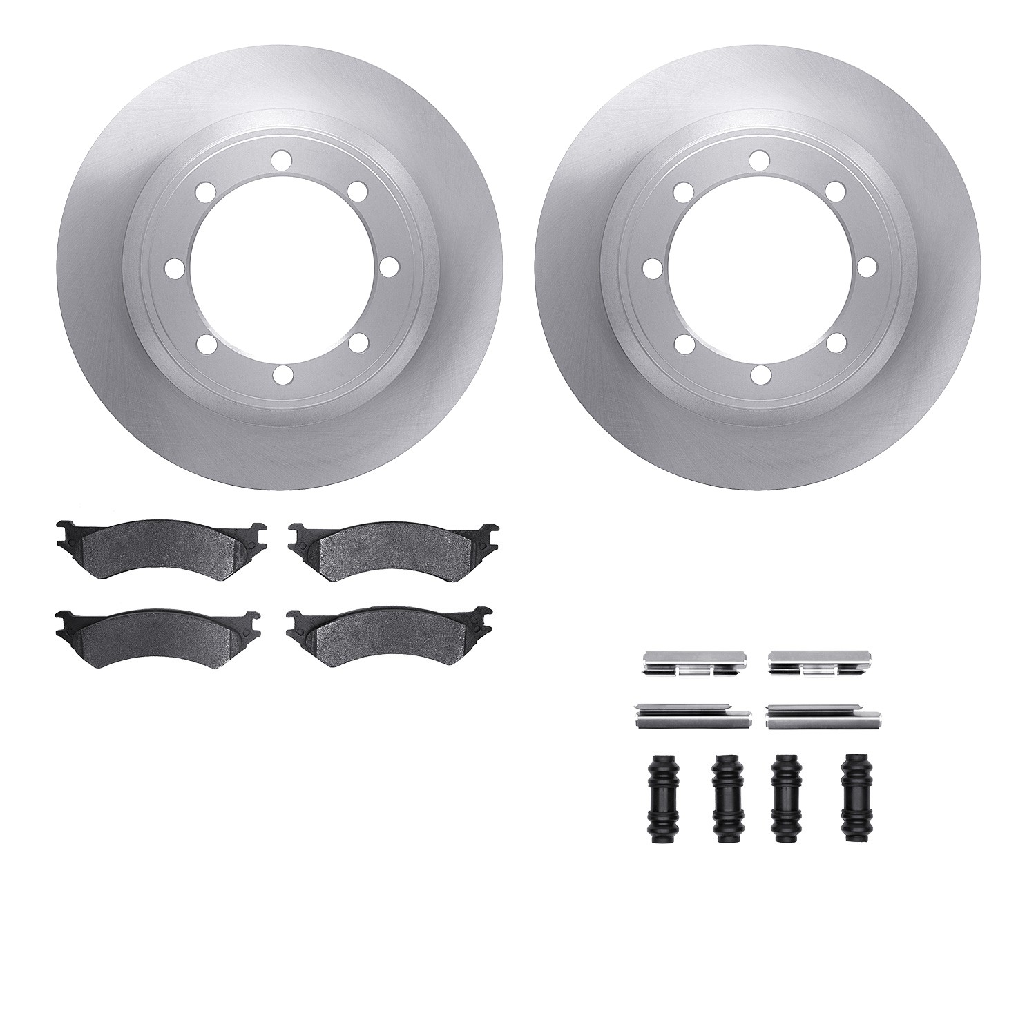 DFC Brake Rotor- HD Brake Pad - Hardware