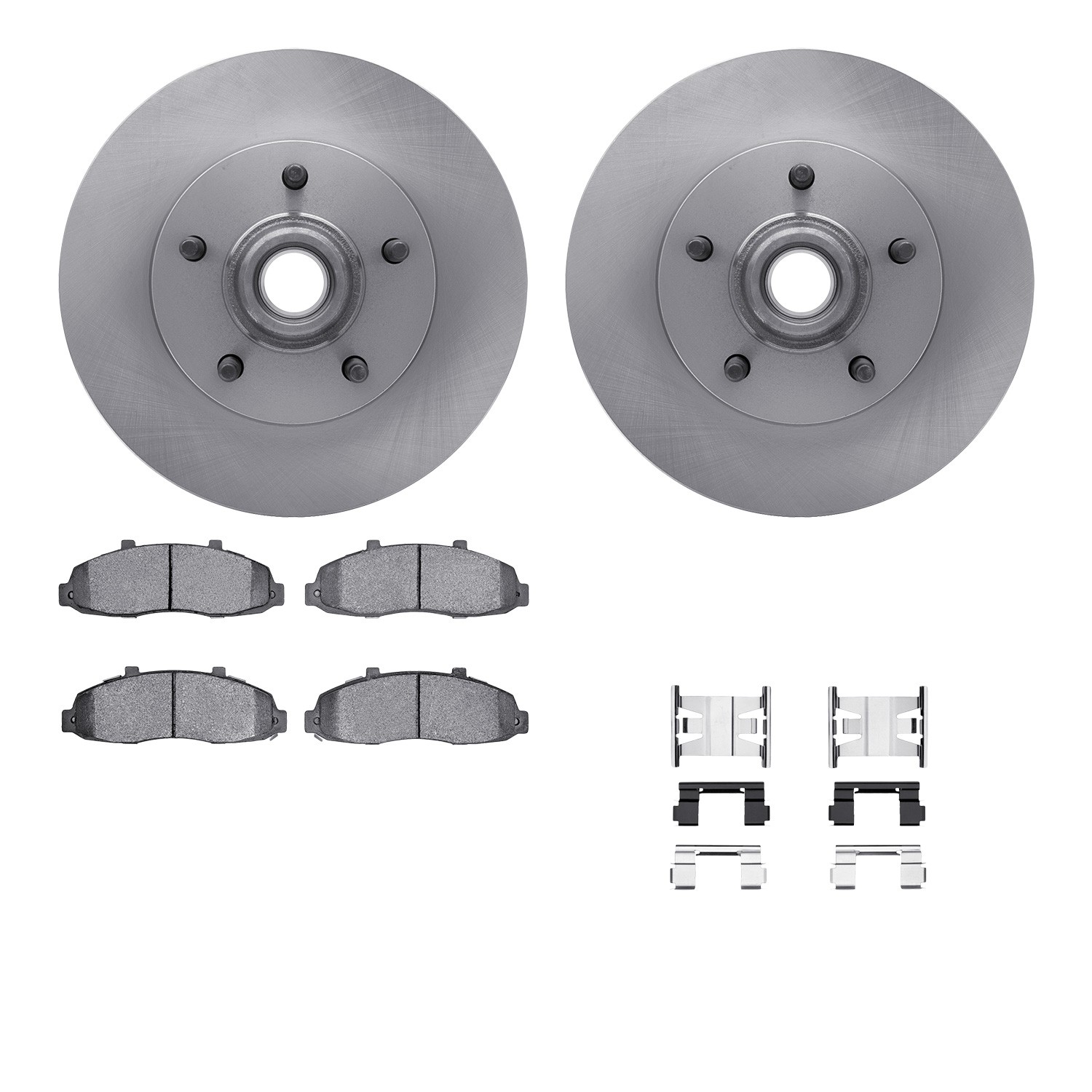 DFC Brake Rotor- HD Brake Pad - Hardware