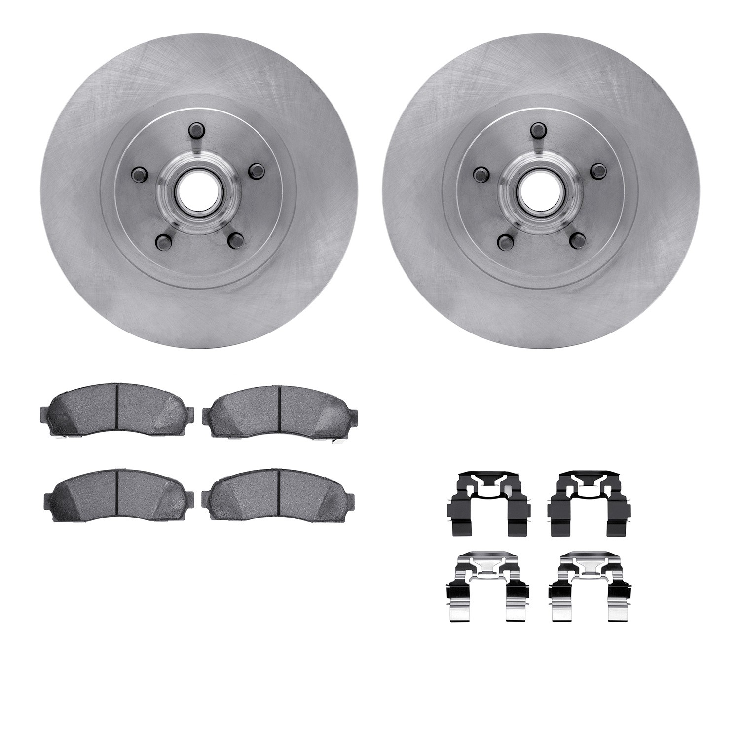 DFC Brake Rotor- HD Brake Pad - Hardware