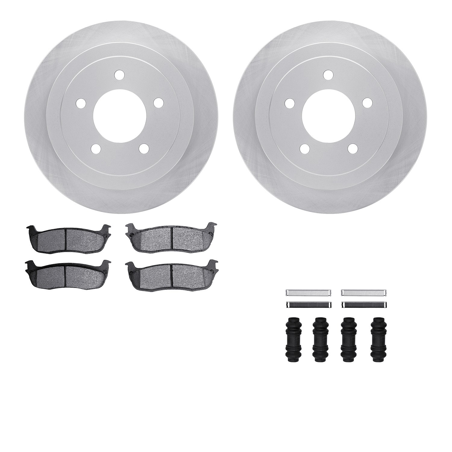 DFC Brake Rotor- HD Brake Pad - Hardware