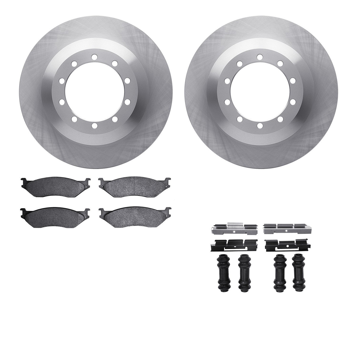 DFC Brake Rotor- HD Brake Pad - Hardware