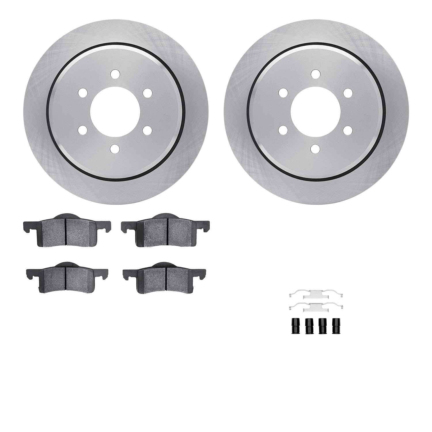 DFC Brake Rotor- HD Brake Pad - Hardware