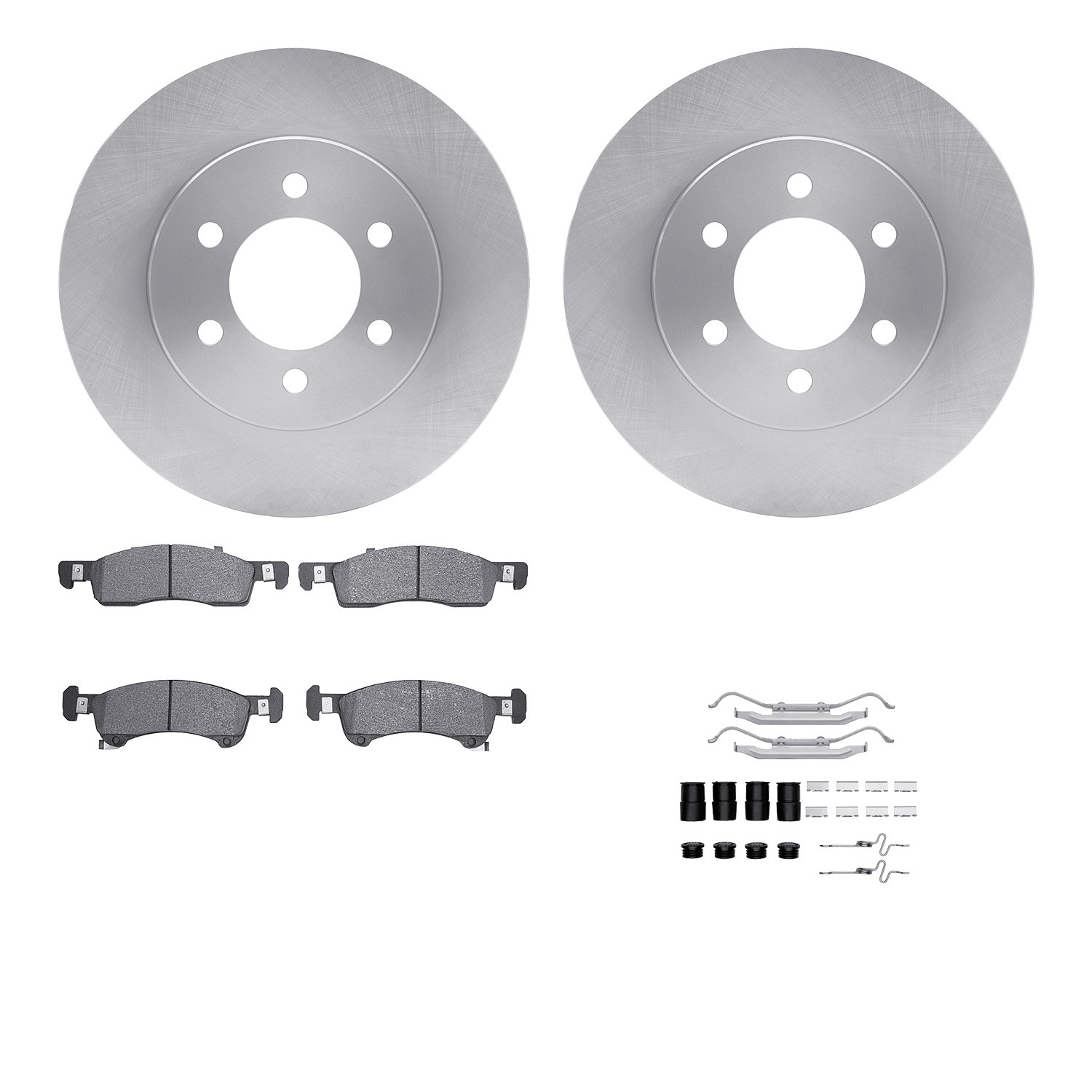 DFC Brake Rotor- HD Brake Pad - Hardware