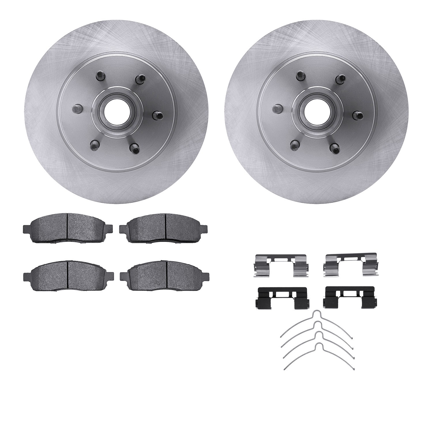 DFC Brake Rotor- HD Brake Pad - Hardware