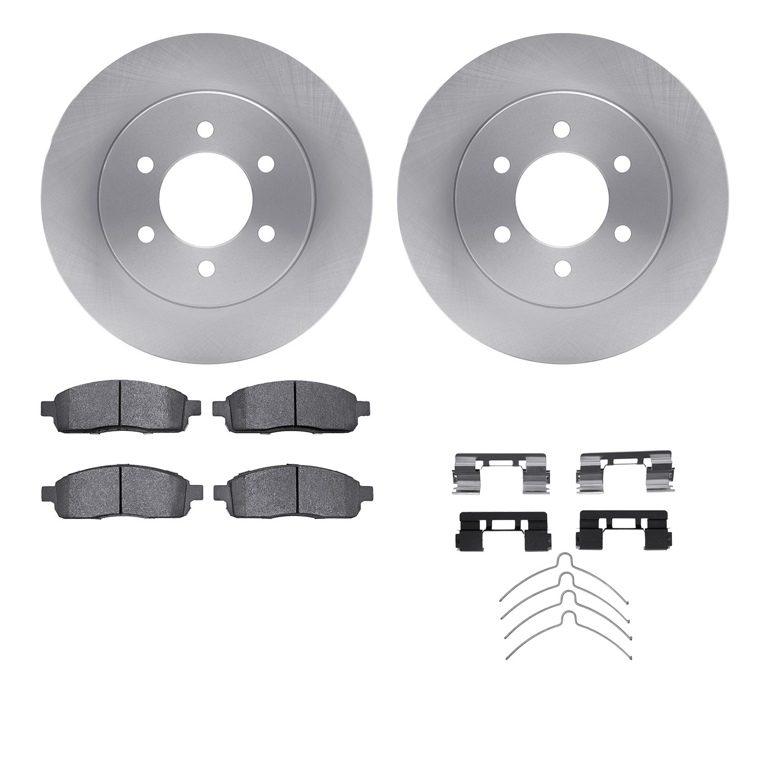 DFC Brake Rotor- HD Brake Pad - Hardware