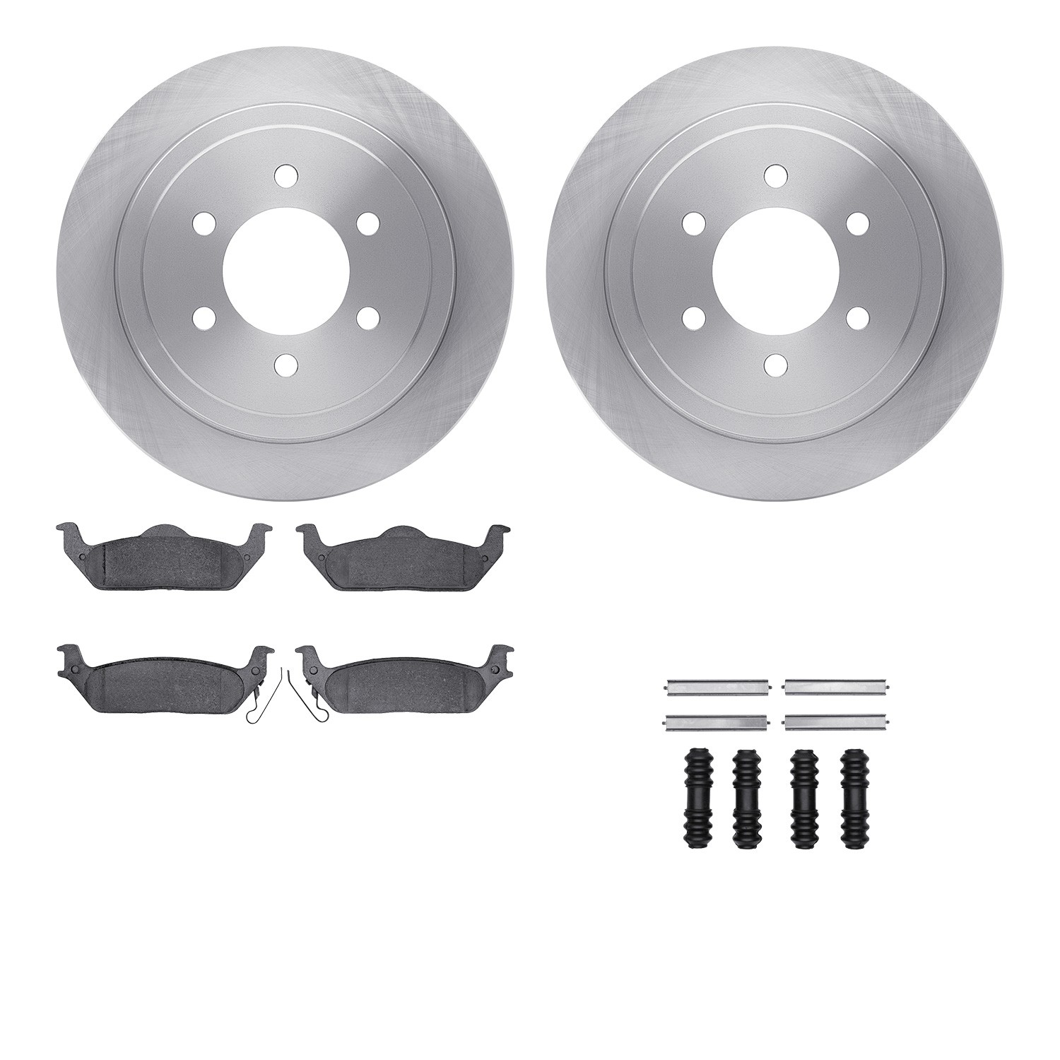 DFC Brake Rotor- HD Brake Pad - Hardware