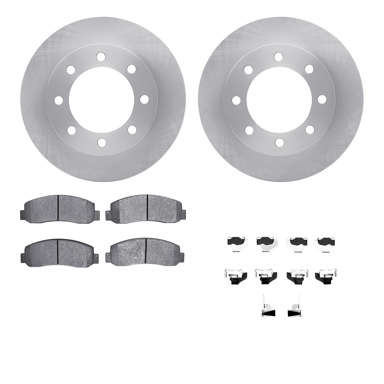 DFC Brake Rotor- HD Brake Pad - Hardware