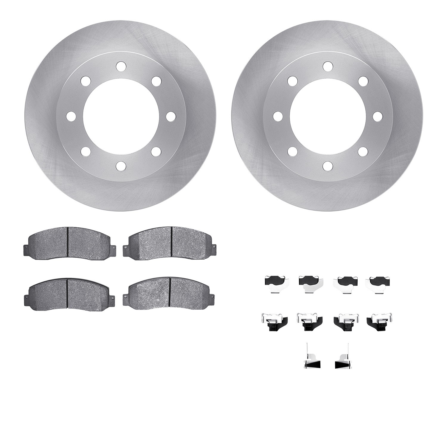 DFC Brake Rotor- HD Brake Pad - Hardware
