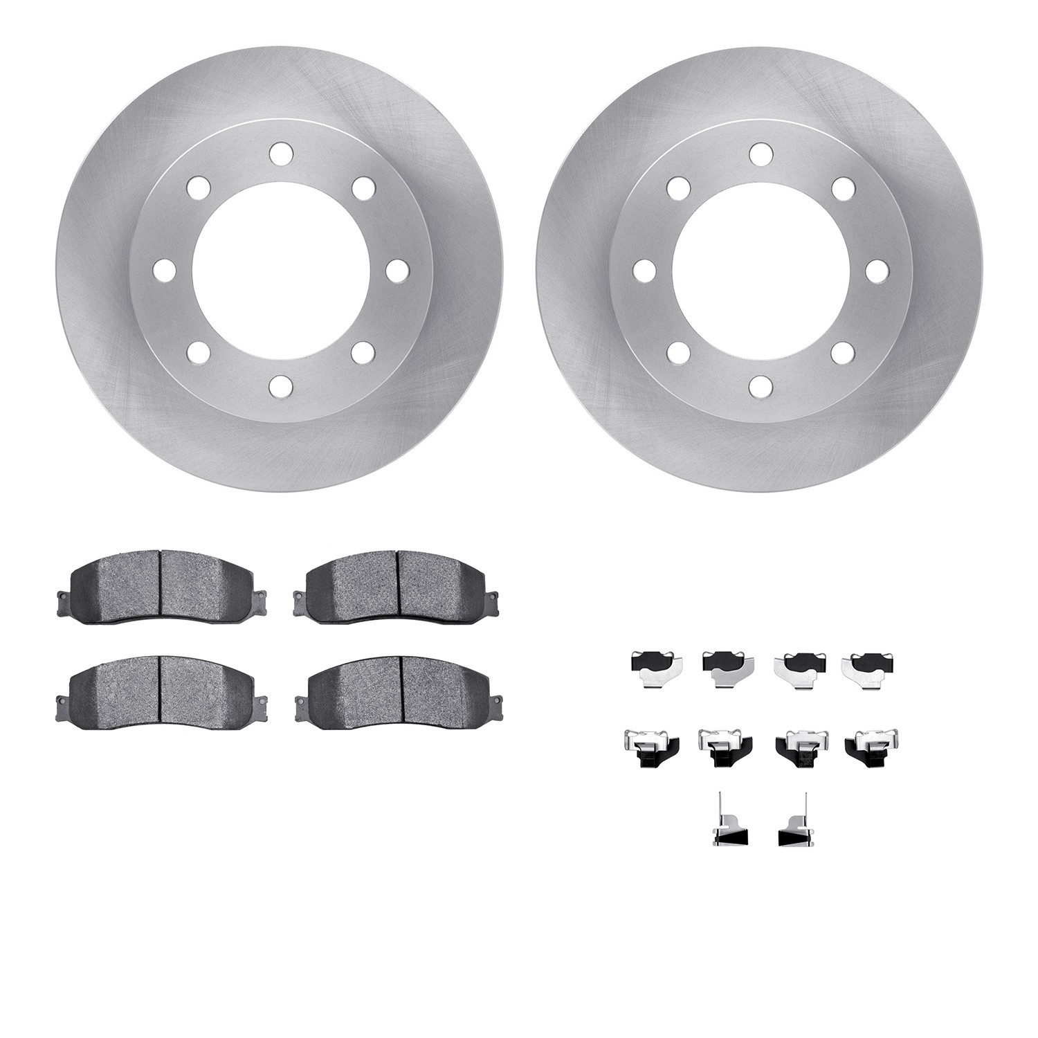DFC Brake Rotor- HD Brake Pad - Hardware