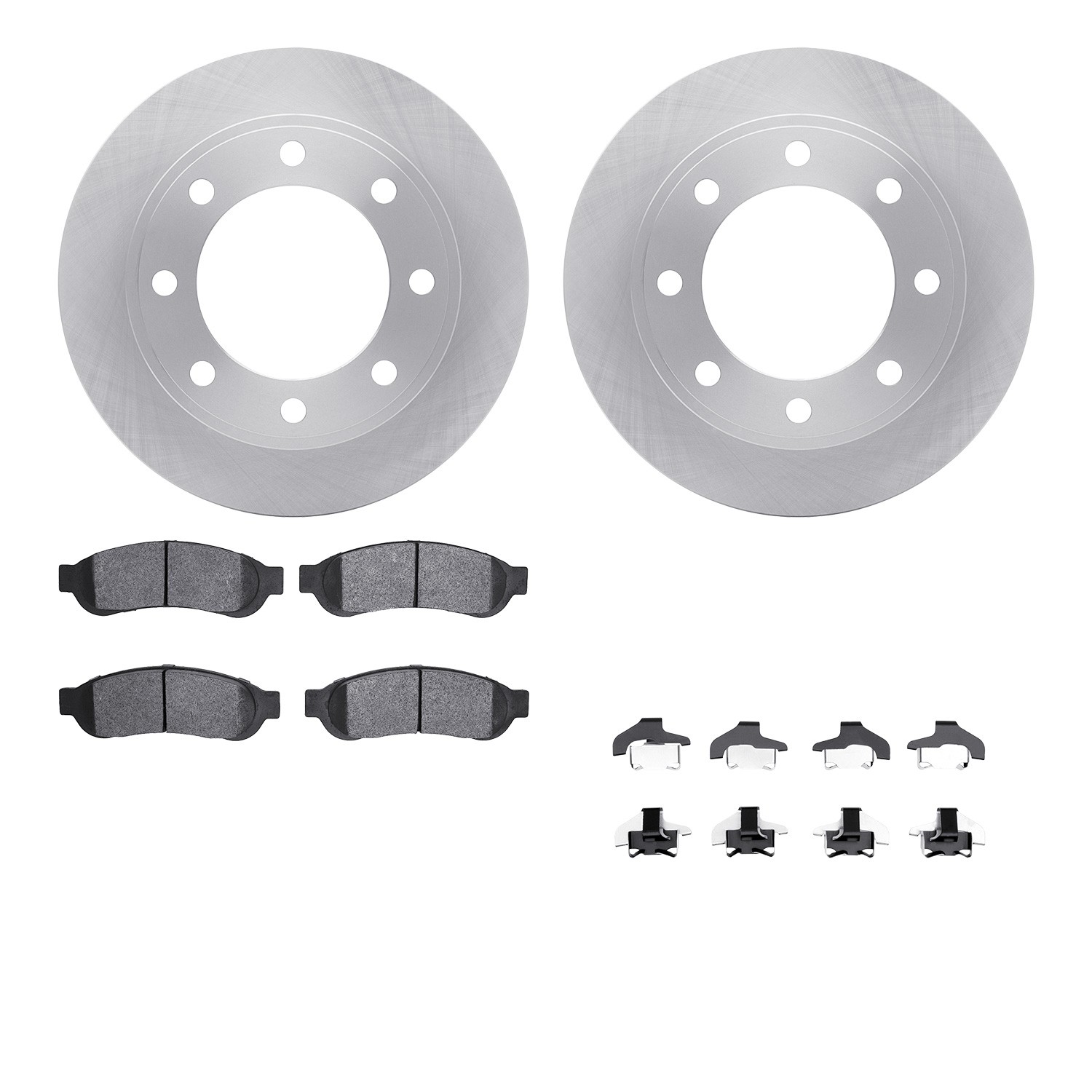 DFC Brake Rotor- HD Brake Pad - Hardware