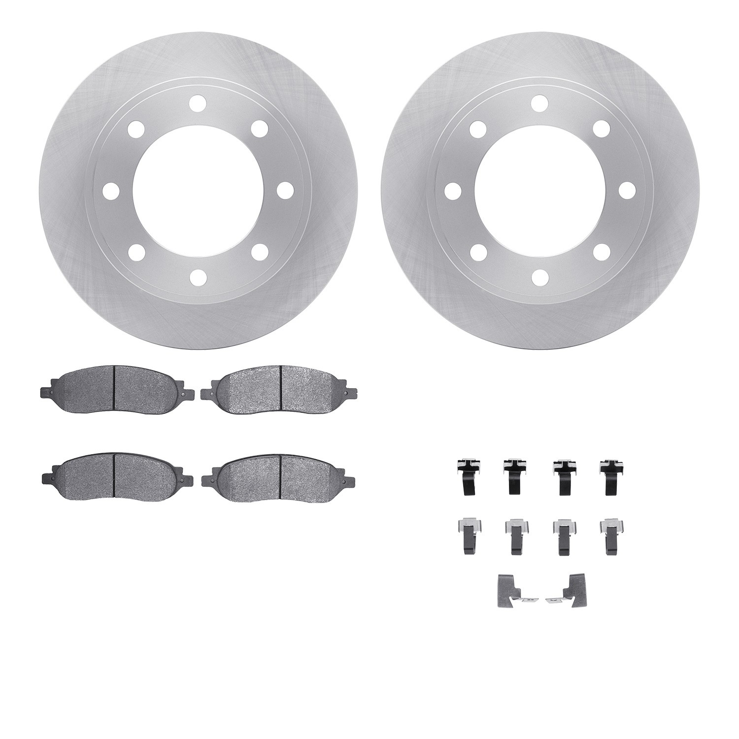 DFC Brake Rotor- HD Brake Pad - Hardware