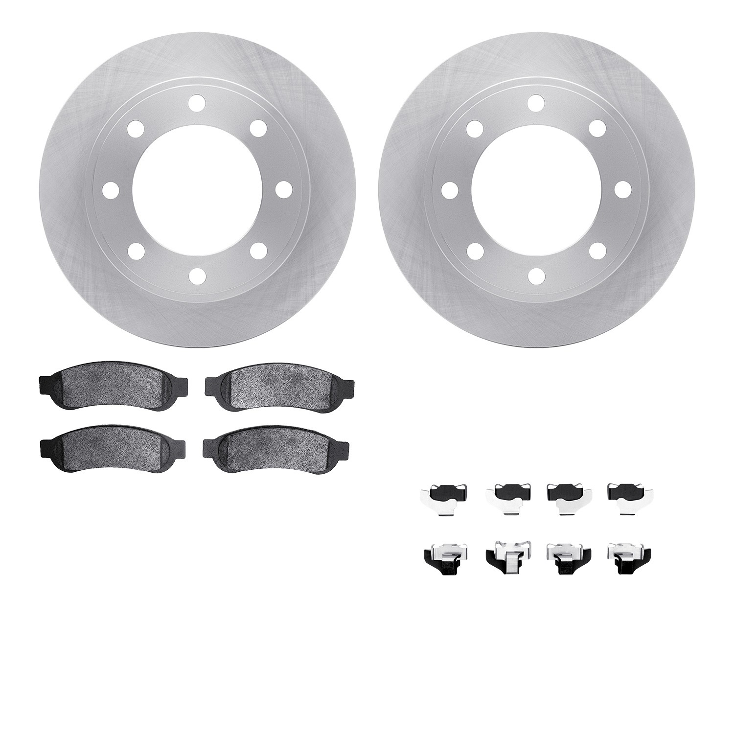 DFC Brake Rotor- HD Brake Pad - Hardware