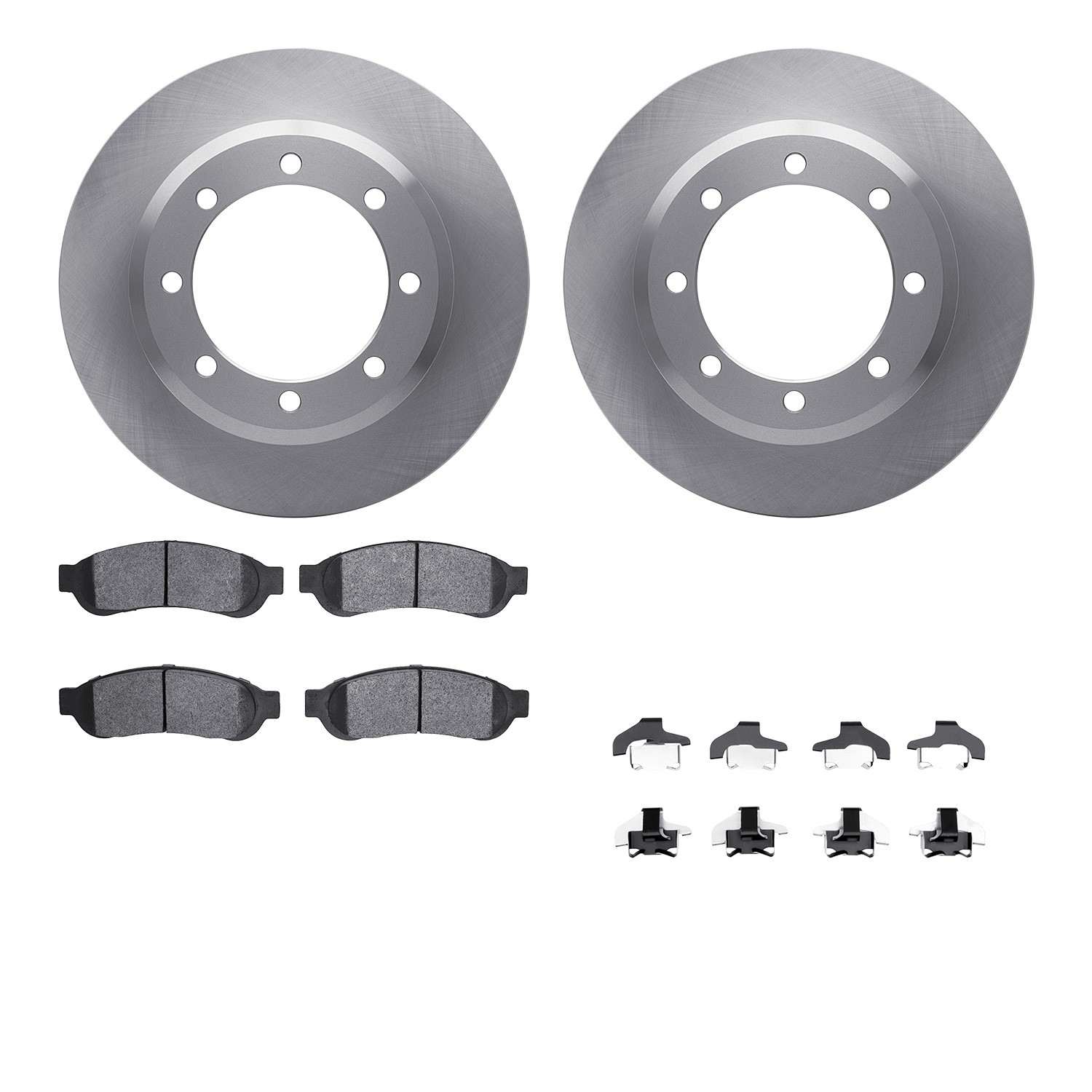 DFC Brake Rotor- HD Brake Pad - Hardware