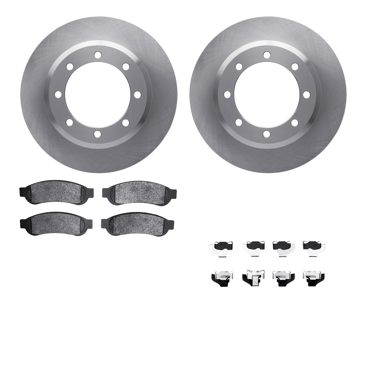 DFC Brake Rotor- HD Brake Pad - Hardware