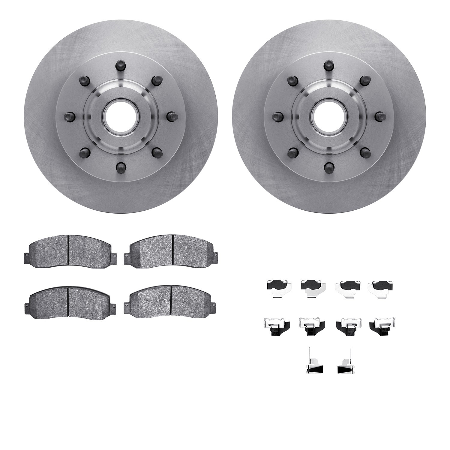 DFC Brake Rotor- HD Brake Pad - Hardware