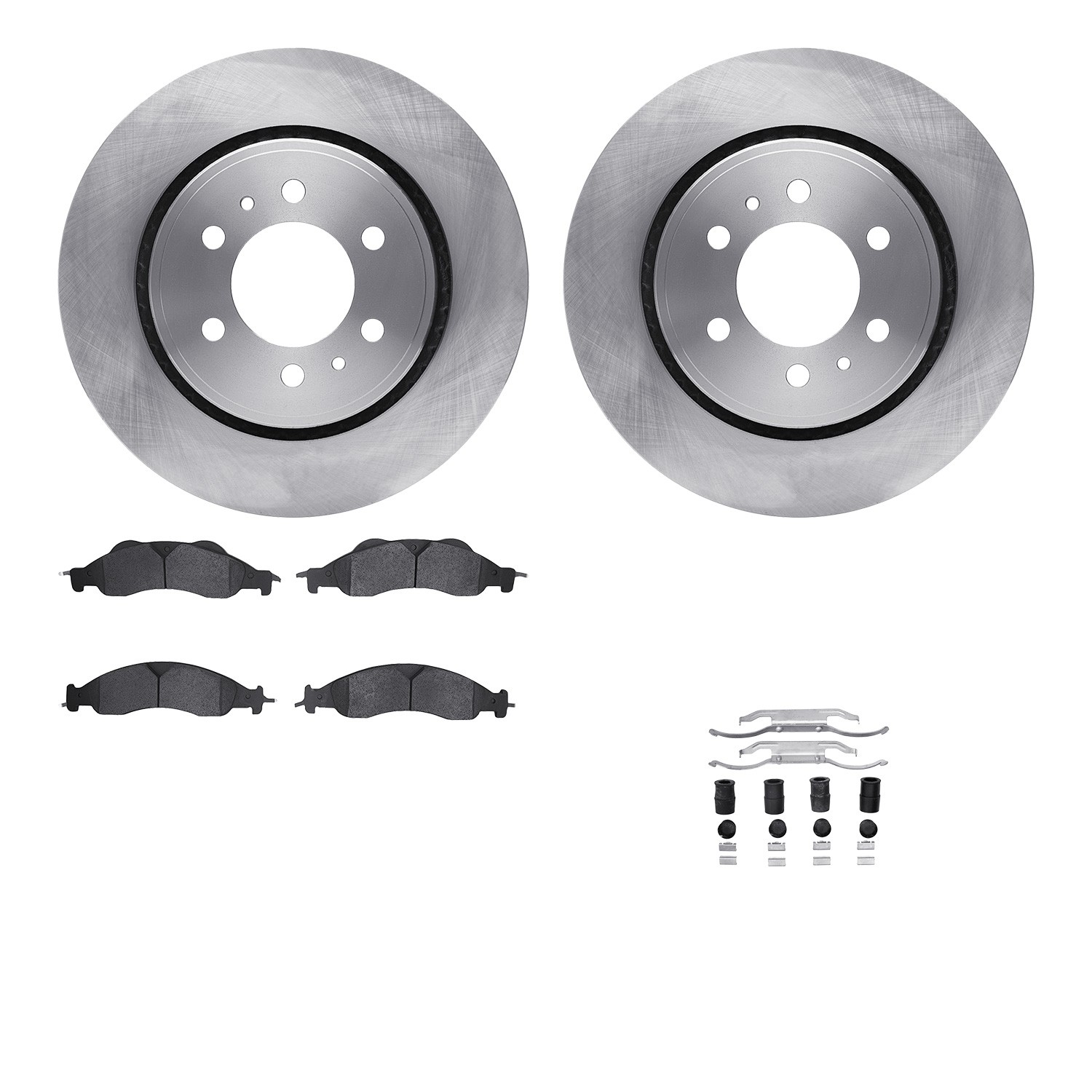 DFC Brake Rotor- HD Brake Pad - Hardware
