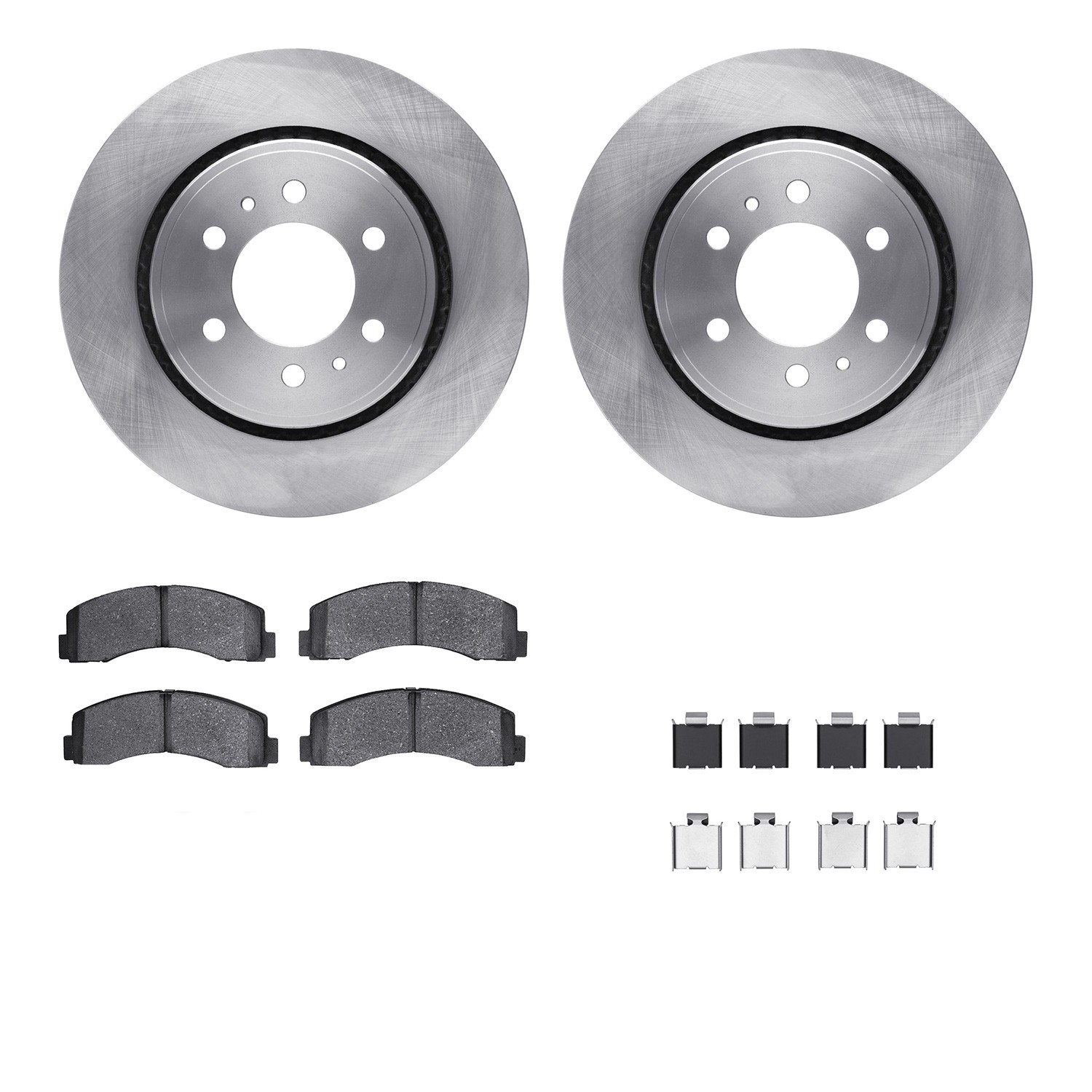 DFC Brake Rotor- HD Brake Pad - Hardware
