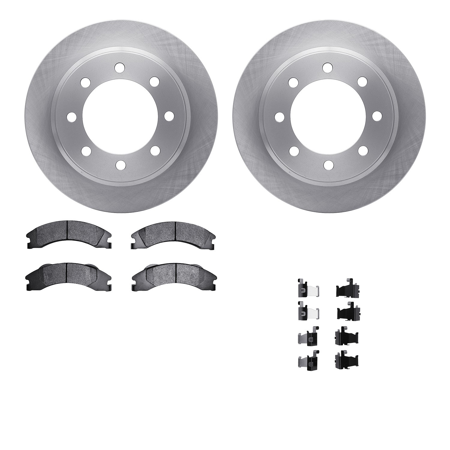 DFC Brake Rotor- HD Brake Pad - Hardware