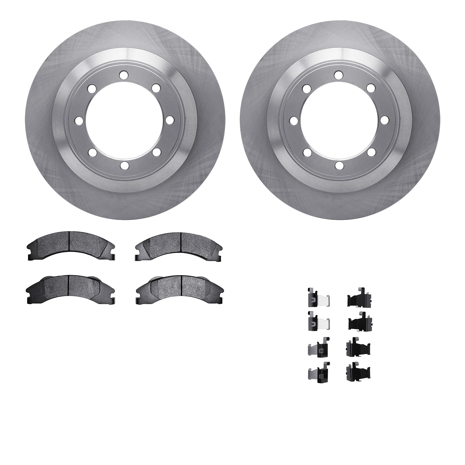 DFC Brake Rotor- HD Brake Pad - Hardware