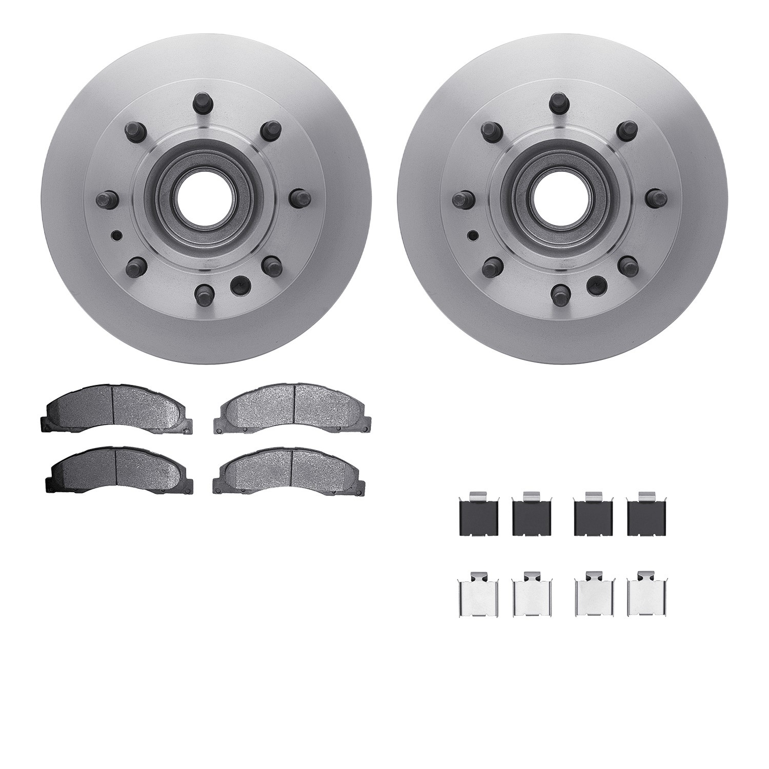 DFC Brake Rotor- HD Brake Pad - Hardware