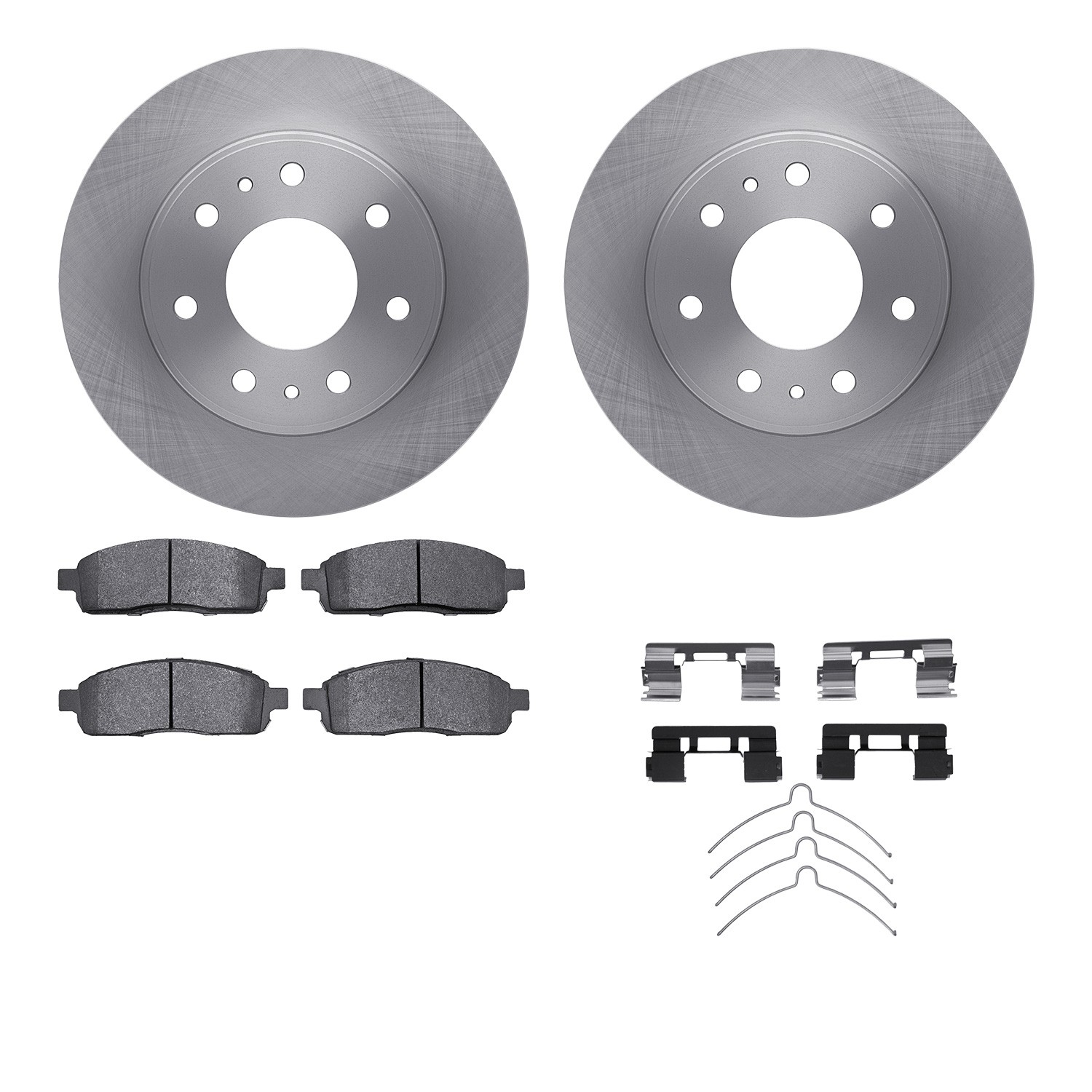 DFC Brake Rotor- HD Brake Pad - Hardware