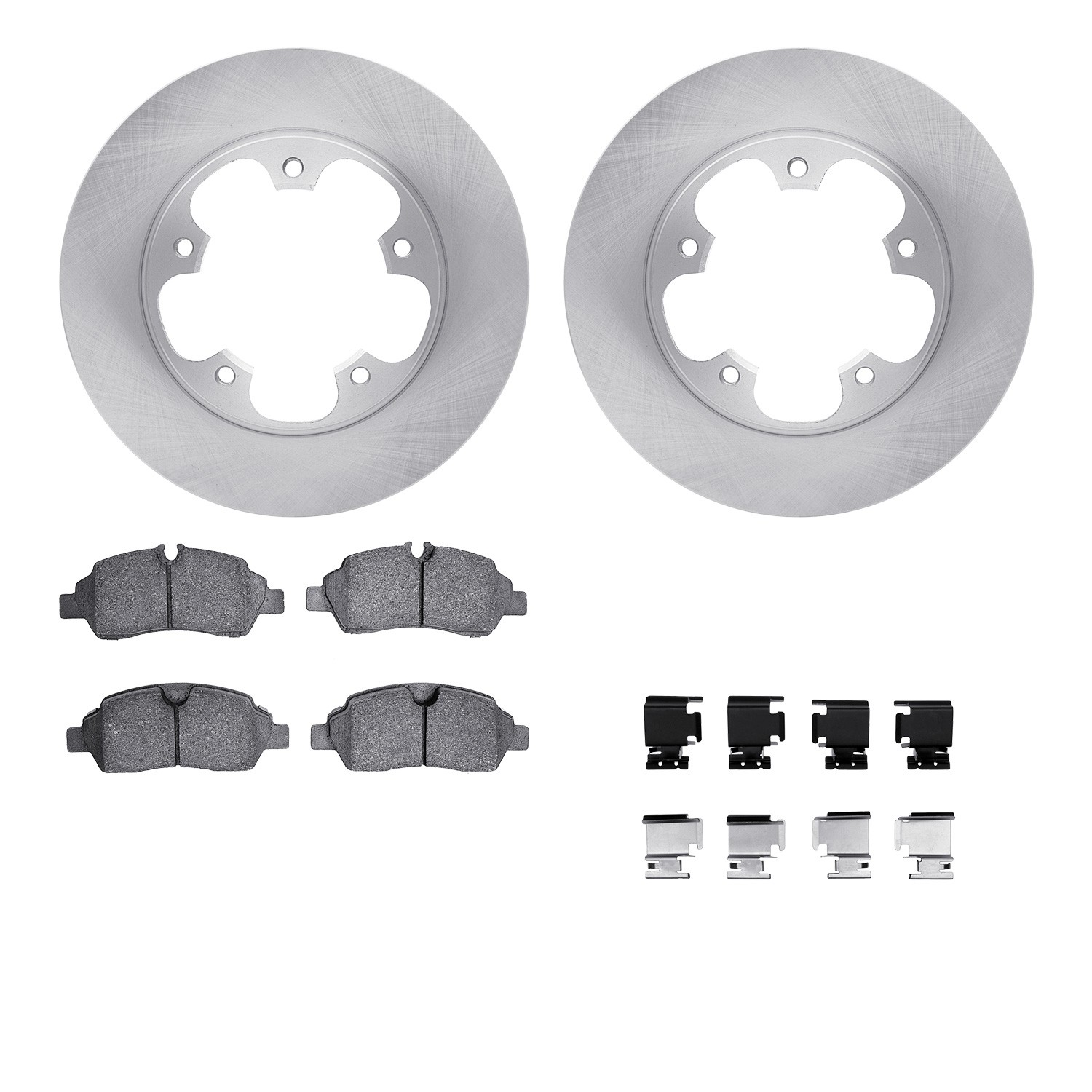 DFC Brake Rotor- HD Brake Pad - Hardware